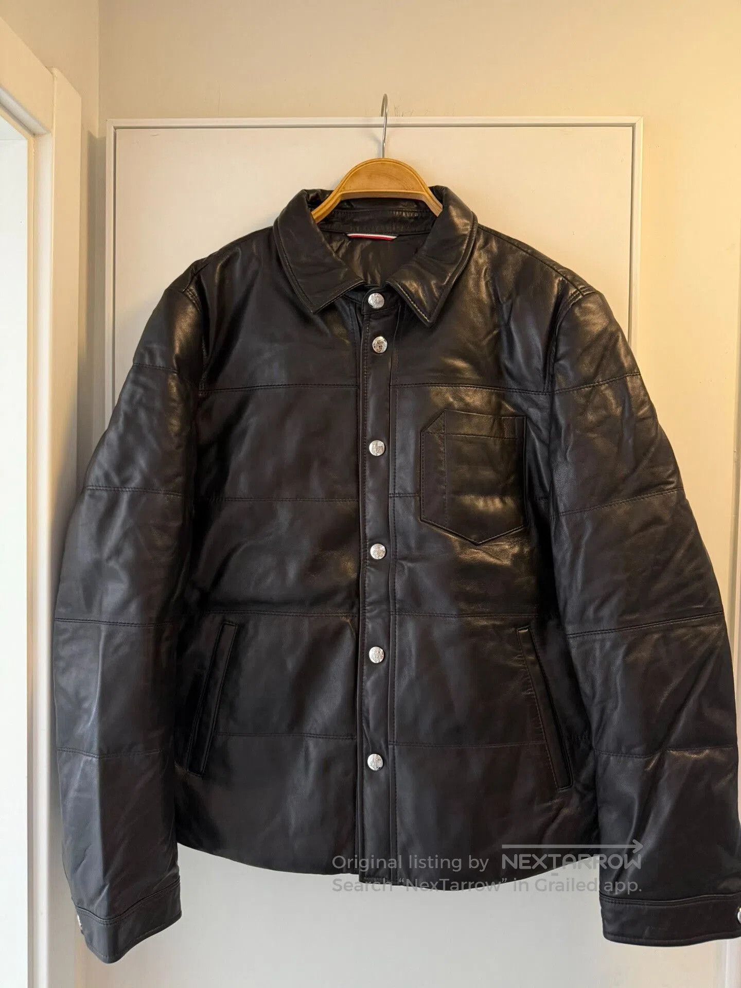 Bally BALLY Leather Down Jacket for Men. Size US L / EU 52-54 / 3 - 4 Thumbnail