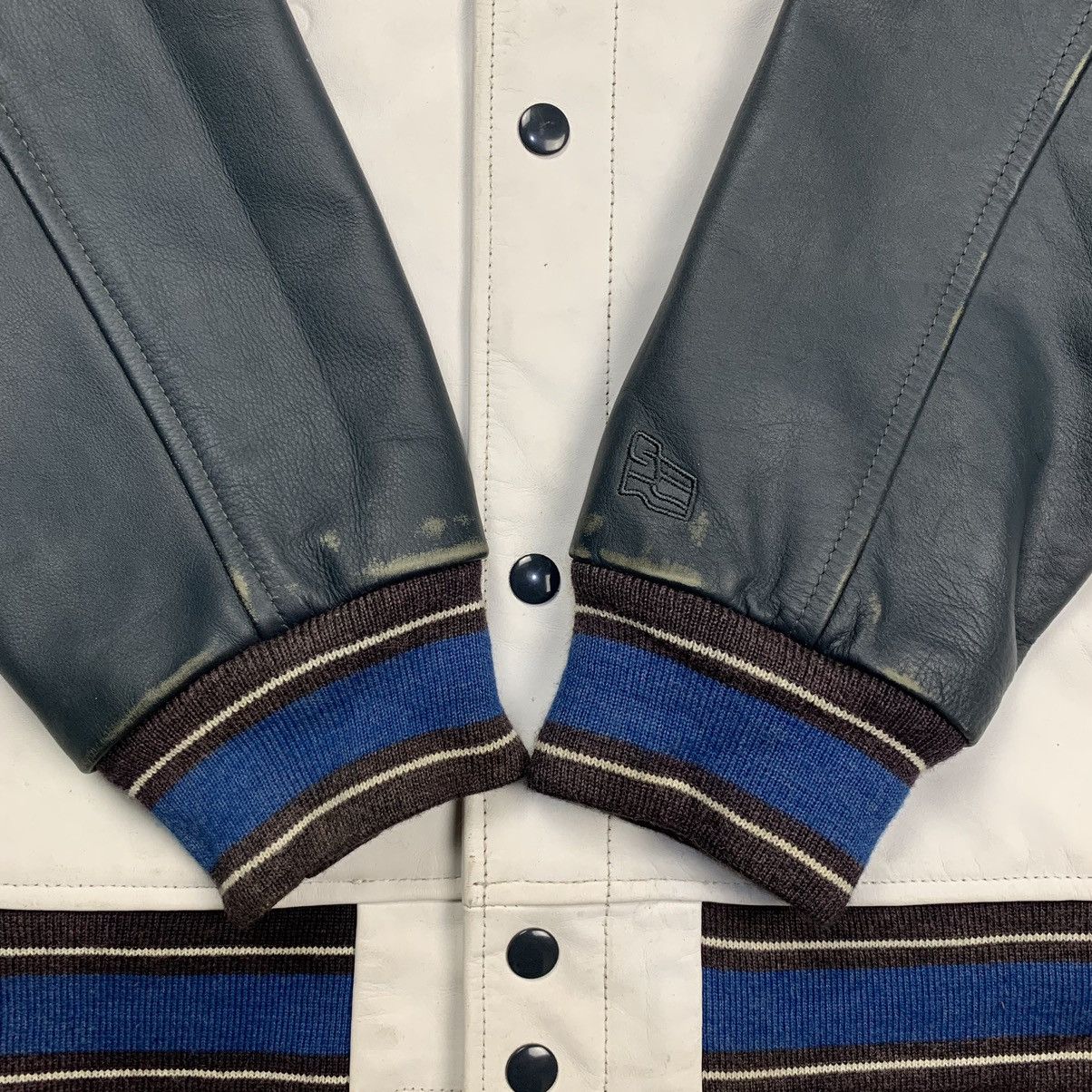 Supreme Rare 2001 Supreme S Wing varsity leather jacket Size US L / EU 52-54 / 3 - 12 Thumbnail