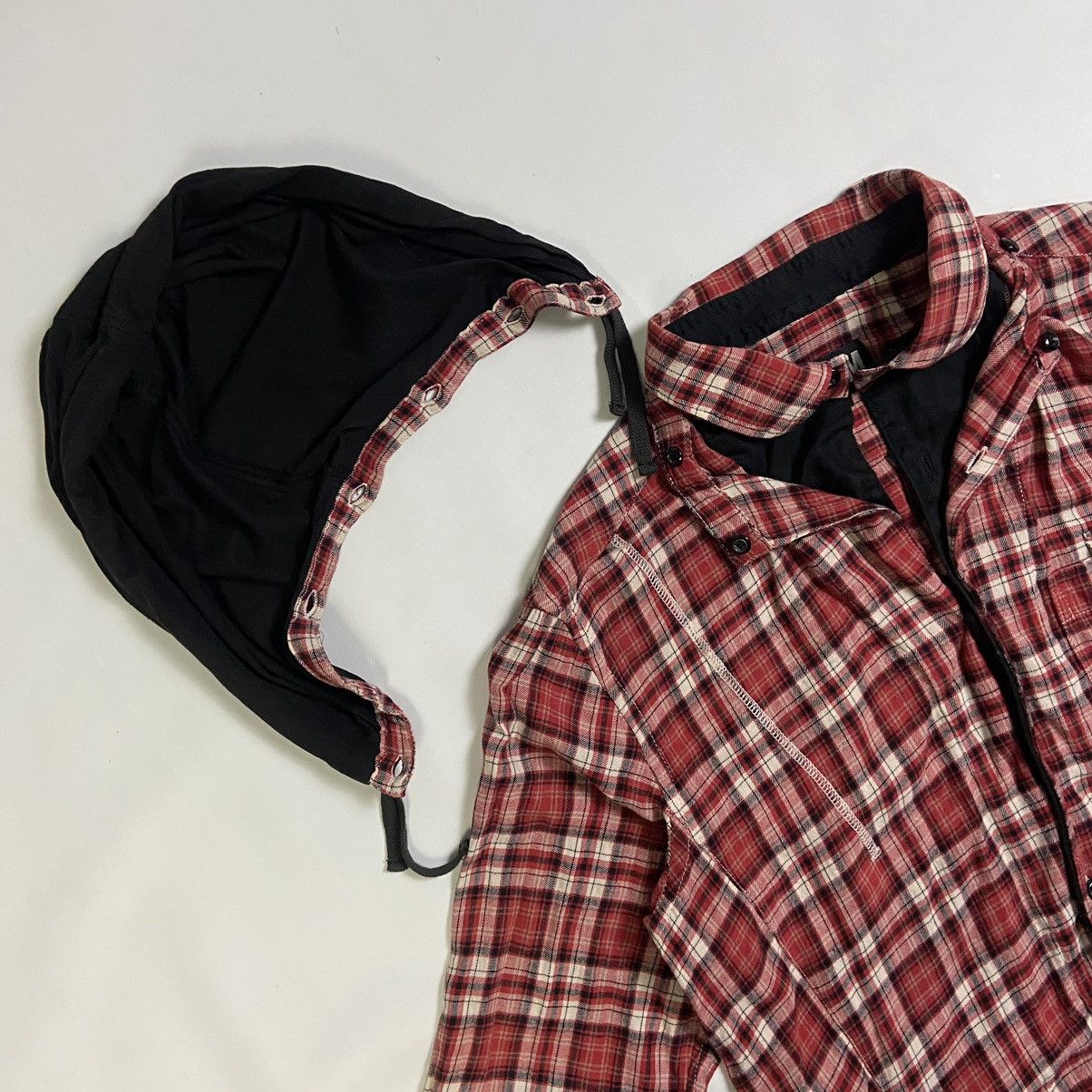 PPFM PPFM Plaid Shirt Hoodie Hybrid Flannel Size US M / EU 48-50 / 2 - 5 Thumbnail