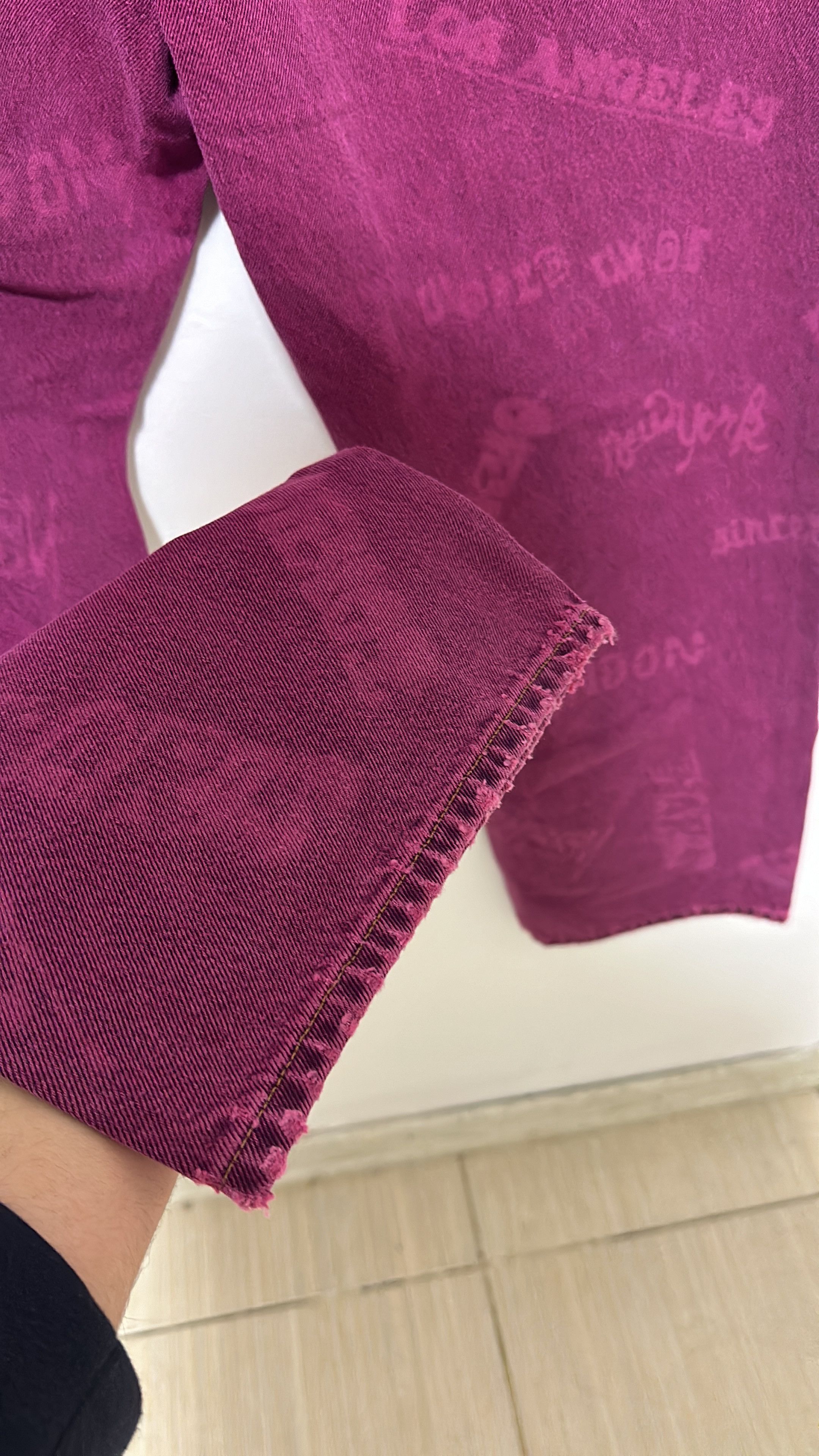 Stussy Stussy Worldwide Big Ol Jean Fuschia Size 32 Size US 32 / EU 48 - 9 Thumbnail