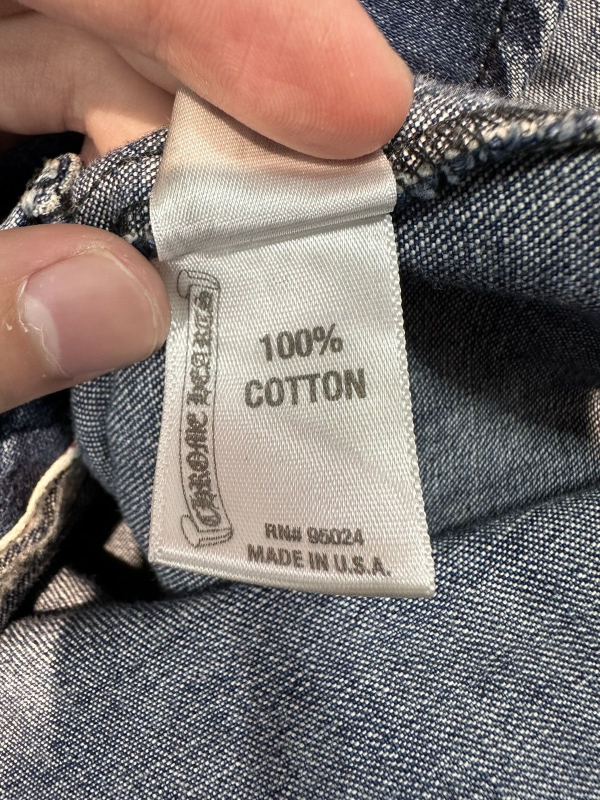 Chrome Hearts Chrome Hearts Vintage Denim Western Size US M / EU 48-50 / 2 - 8 Thumbnail