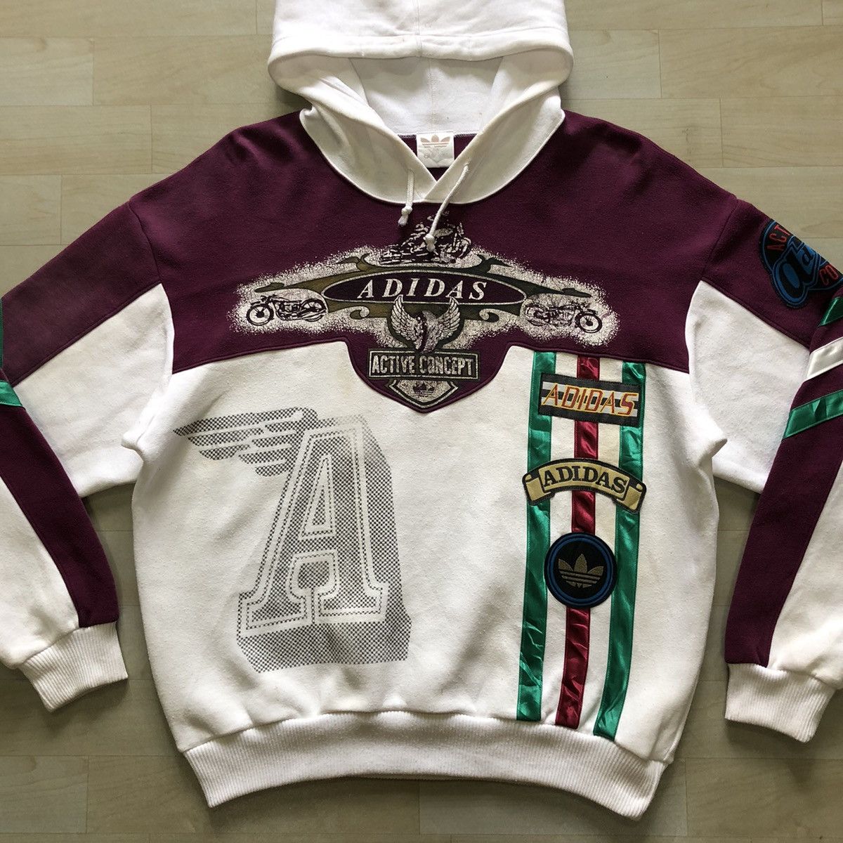 Adidas Vintage Adidas Active Concept Hoodie Size US M / EU 48-50 / 2 - 2 Thumbnail