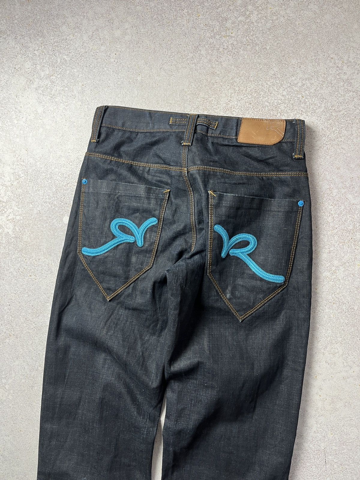 Rocawear Rocawear Big Logo Jeans Mens Baggy Fit Denim Hip Hop Y2K Size US 30 / EU 46 - 3 Thumbnail