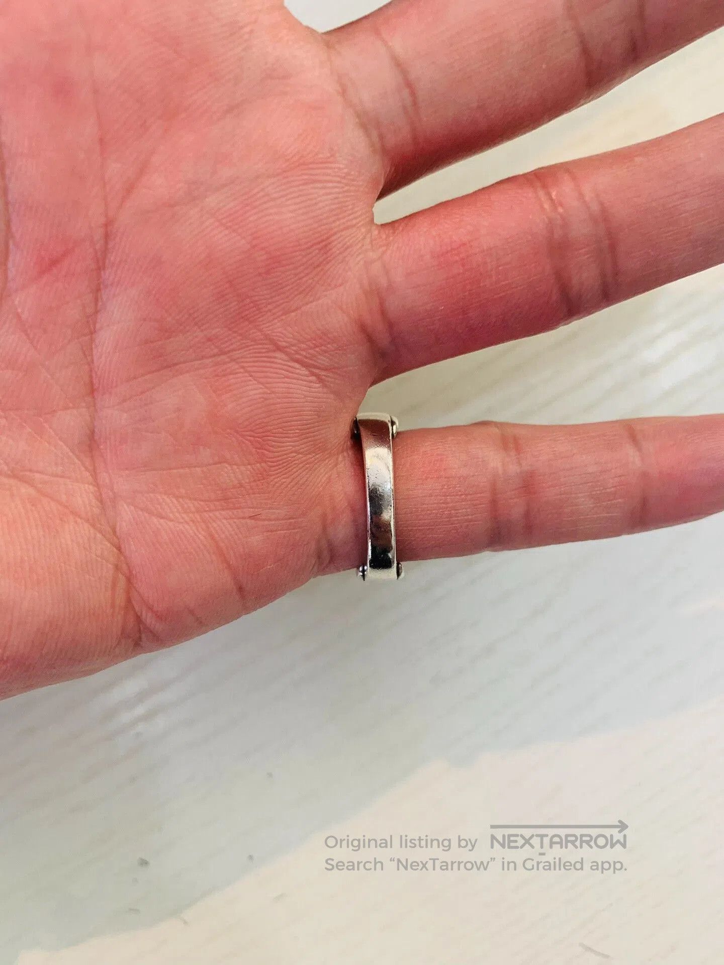 AQUA Silver925 Japanese Ring Size 9. Size ONE SIZE - 7 Thumbnail