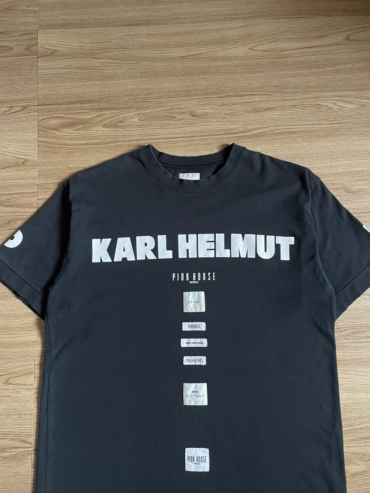 Karl Helmut Karl Helmut Pink House Tee Size US M / EU 48-50 / 2 - 2 Thumbnail