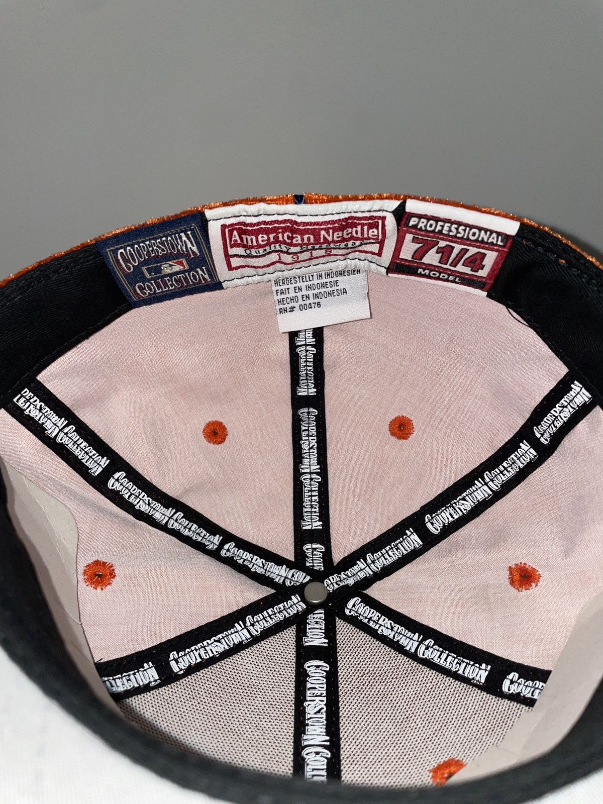 American Needle × MLB VINTAGE Rare Velvet Houston Astros Fitted Sz 7 1/8 New Size ONE SIZE - 7 Thumbnail