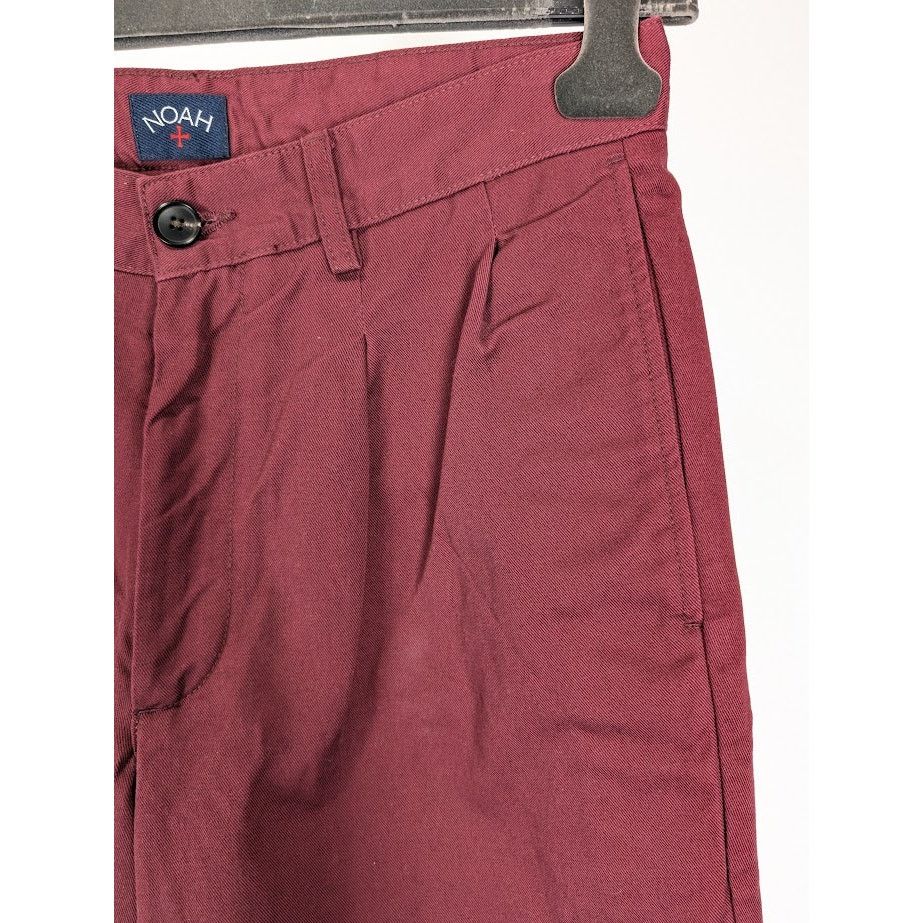 o1rshd1 Twill Double Pleat Pant in Wine