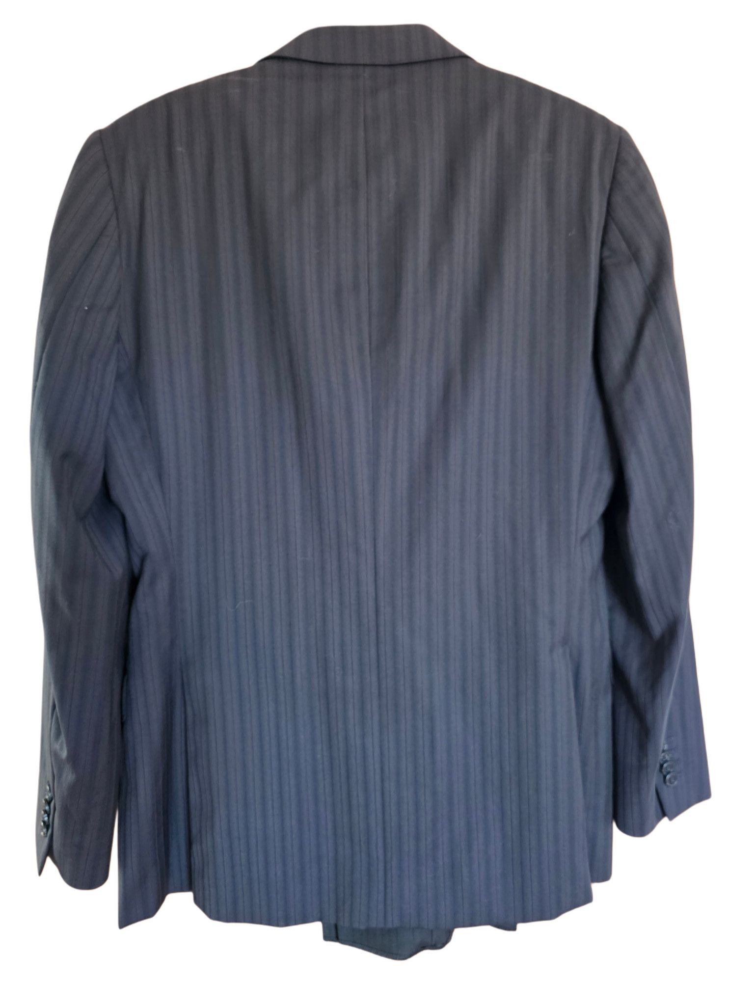 Ermenegildo Zegna Ermenegildo Zegna Tailored Suit – Black Subtle Stripes Size 40R - 8 Thumbnail