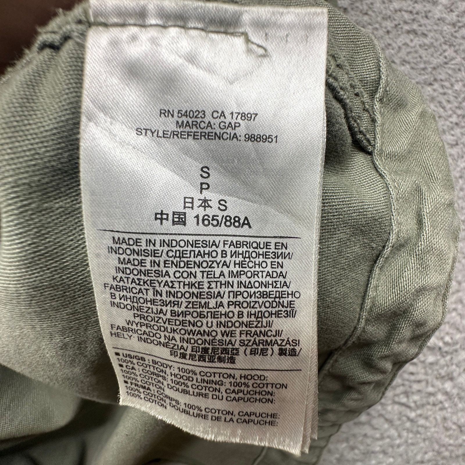Gap GAP Parka Military Jacket Women Small Fishtail Utility Field Size S / US 4 / IT 40 - 7 Thumbnail