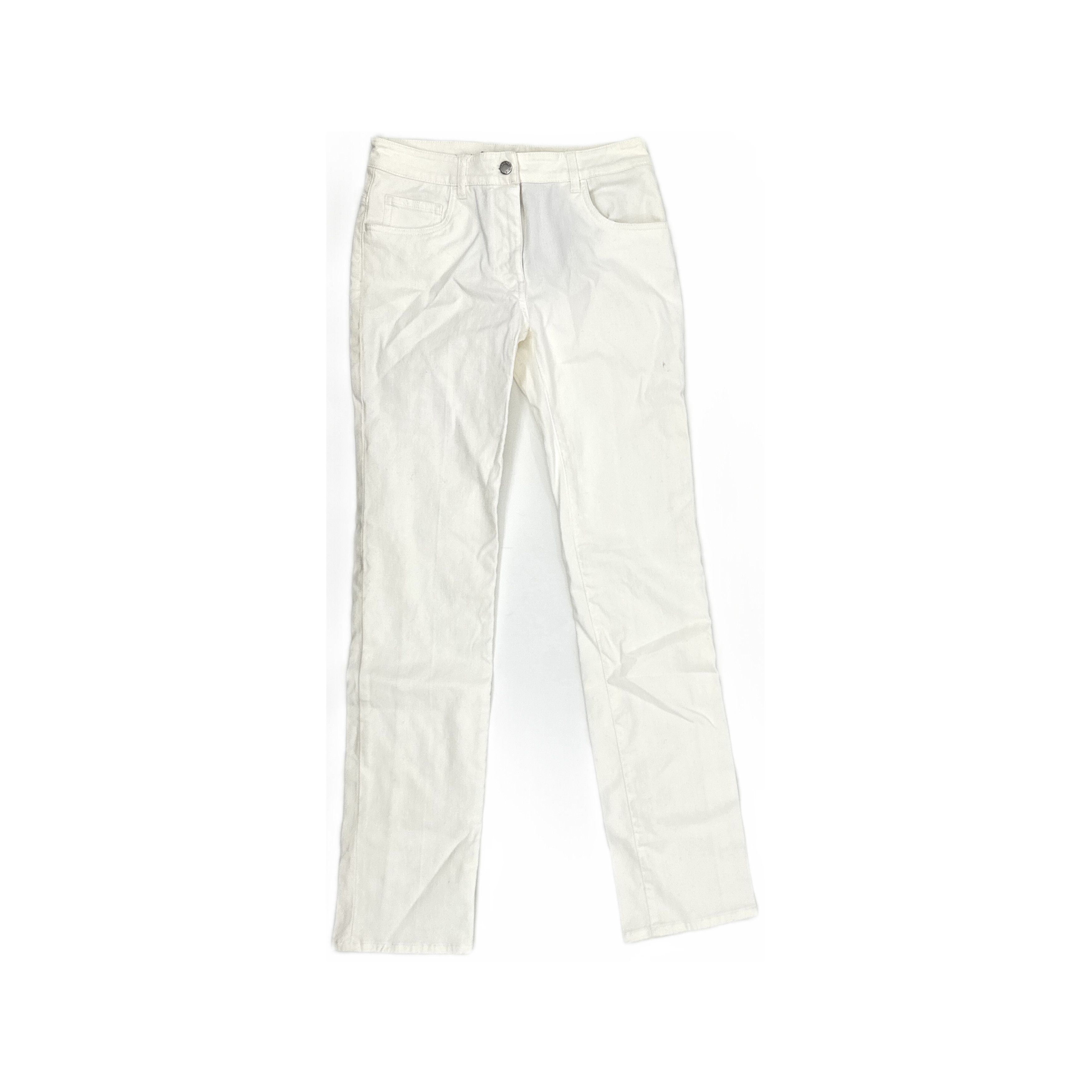 Prada Prada White Denim Jeans Size 26 Size US 26 / EU 42 - 1 Thumbnail