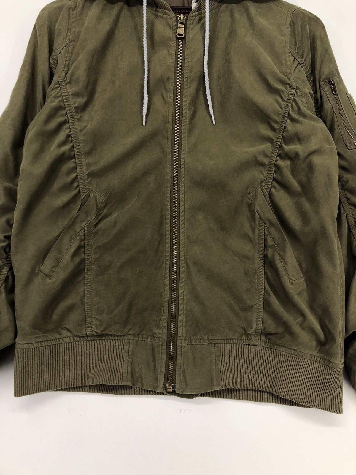 Japanese Brand × Vintage Private Pause Hooded Bomber Jacket Size US M / EU 48-50 / 2 - 11 Thumbnail