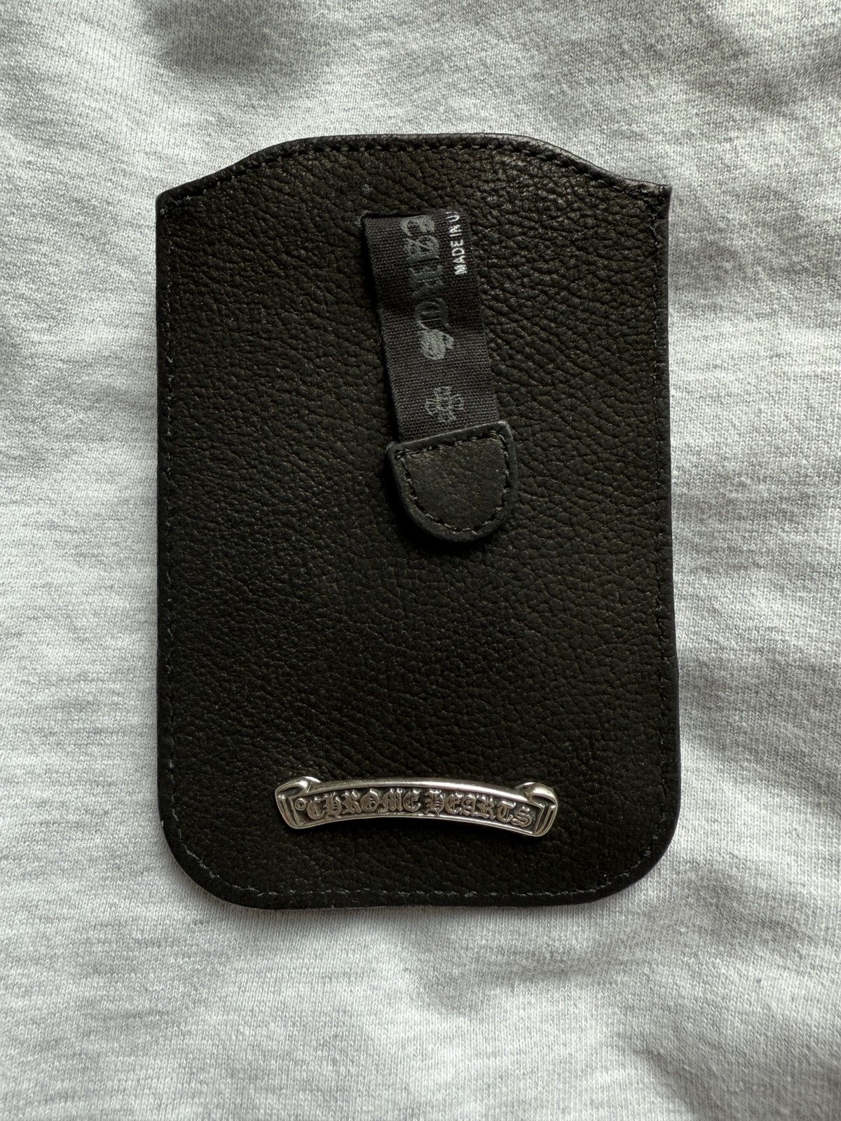 Chrome Hearts Chrome Hearts Joey Scroll Logo Zip Wallet