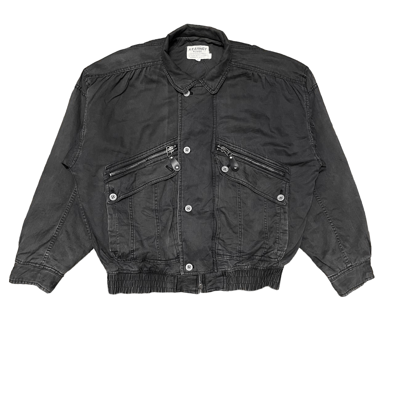 Issey Miyake Vintage Kearney House Bomber Jacket Issey Miyake Style Size US L / EU 52-54 / 3 - 1 Thumbnail