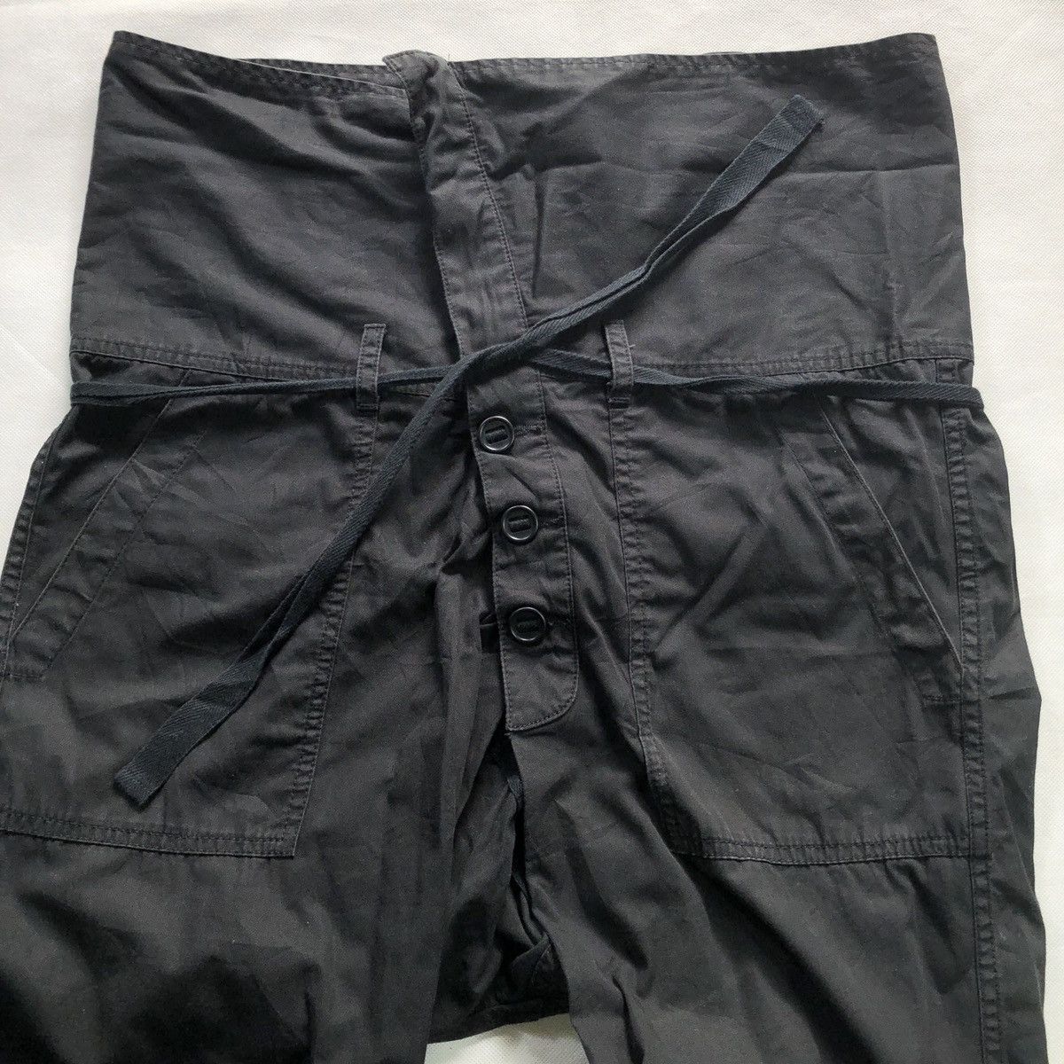 Beams Plus × Japanese Brand Rare! Beams Hakama Trousers Fatigue Drawstring Pant Size US 34 / EU 50 - 11 Thumbnail