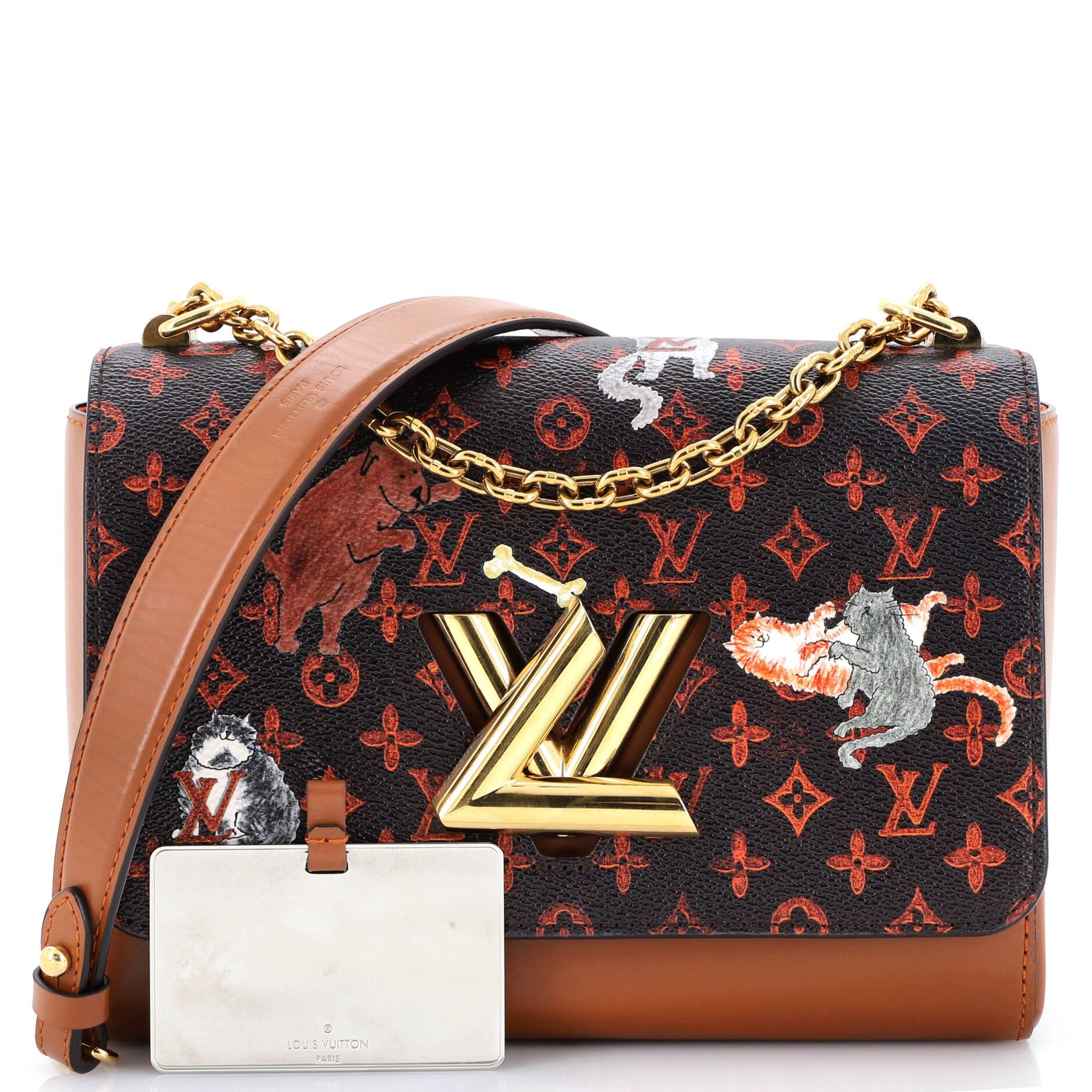 Louis Vuitton Twist handbag limited edition grace coddington catogram canvas mm Size ONE SIZE - 1 Thumbnail