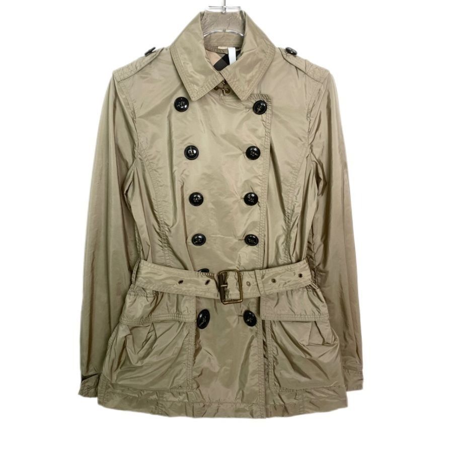 Burberry Burberry Brit Womens Khaki Double-Breasted Belted Trench Coa Size XS / US 0-2 / IT 36-38 - 1 Thumbnail