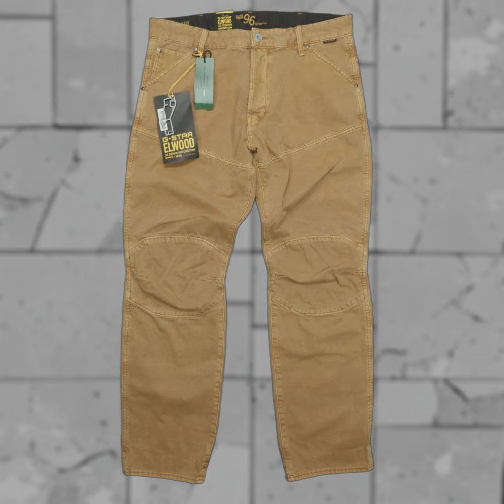 G-Star G-Star Raw Denim 5620 Regular Jeans 34x32 Mens Brown Cotton 3D Rainbow Tobacco Duckman Ecru Straight Size US 34 / EU 50 - 1 Thumbnail