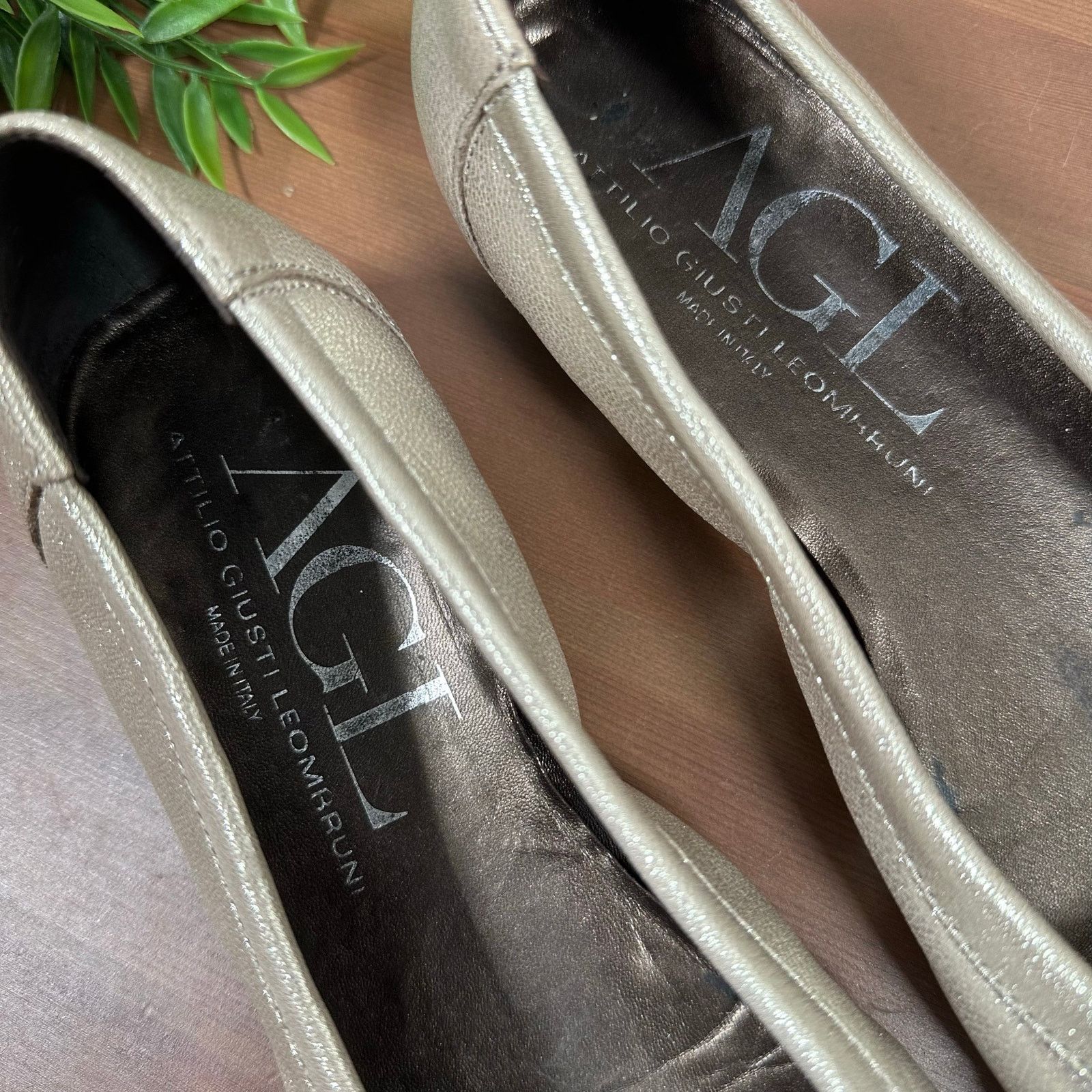 AGL AGL Attilio Giusti Leombruni Cap Toe Belted Ballet Flats Size US 8.5 / IT 38.5 - 7 Thumbnail