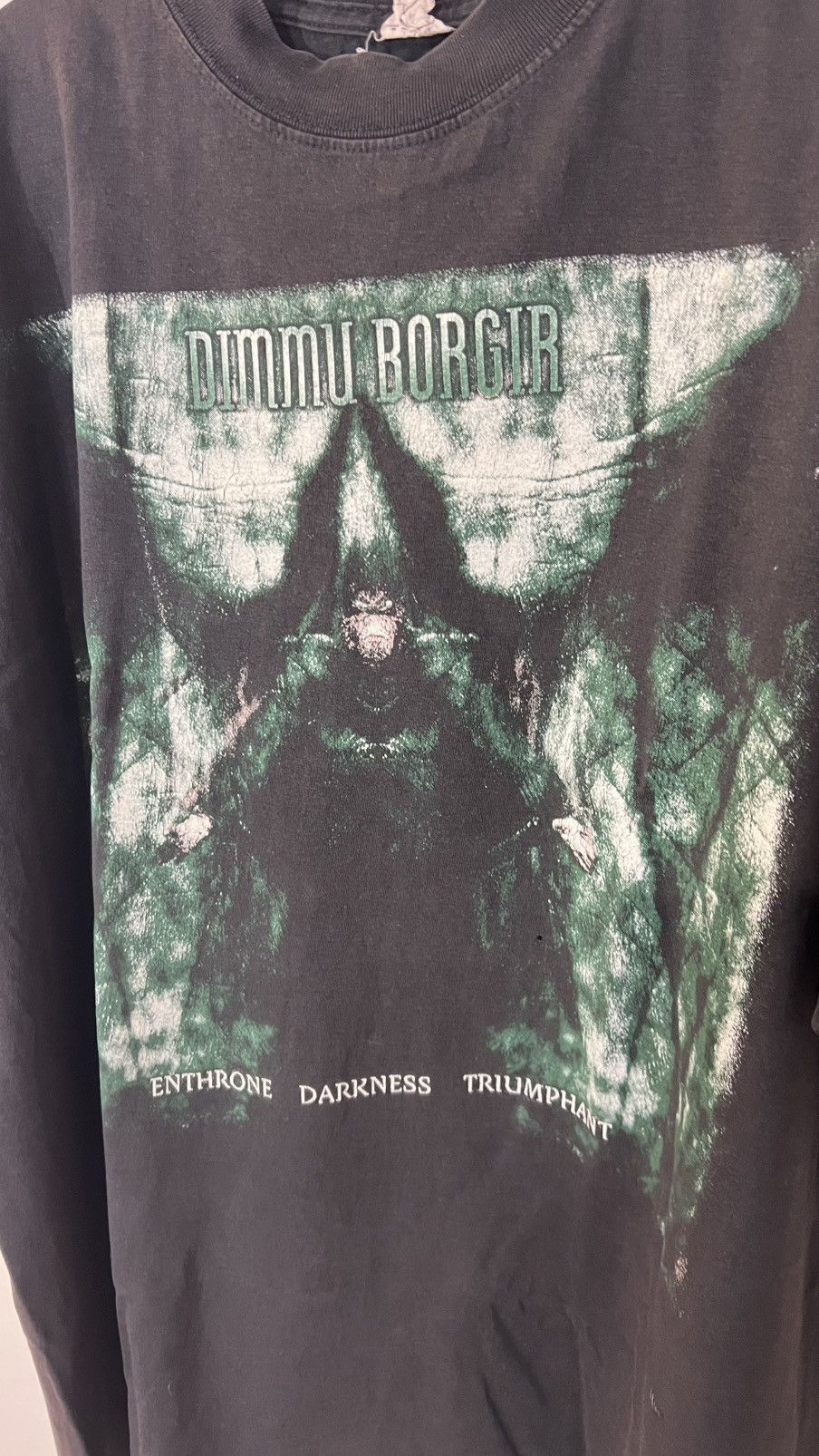 Band Tees Dimmu Borgir enthrone darkness vintage rare 90s shirt Size US XL / EU 56 / 4 - 3 Thumbnail
