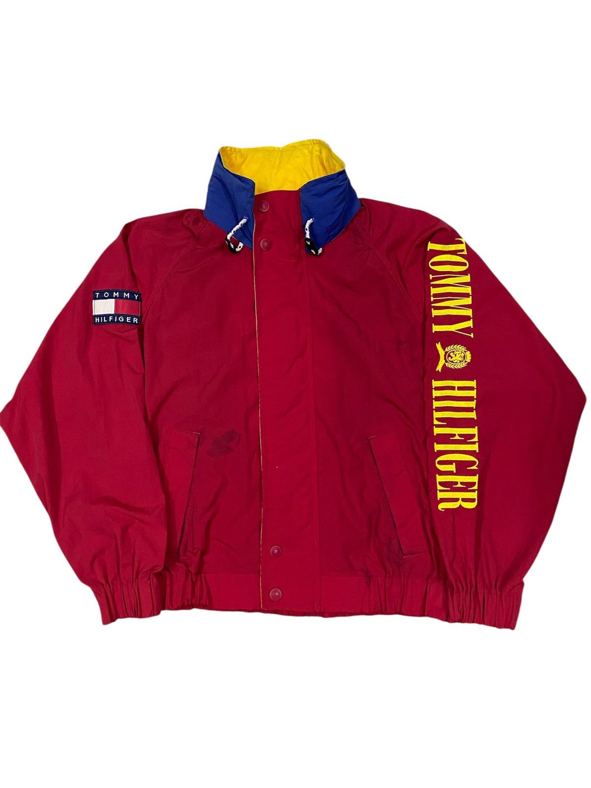 Tommy Hilfiger Vintage tommy hilfiger jacket hided hoodie Size US M / EU 48-50 / 2 - 1 Thumbnail