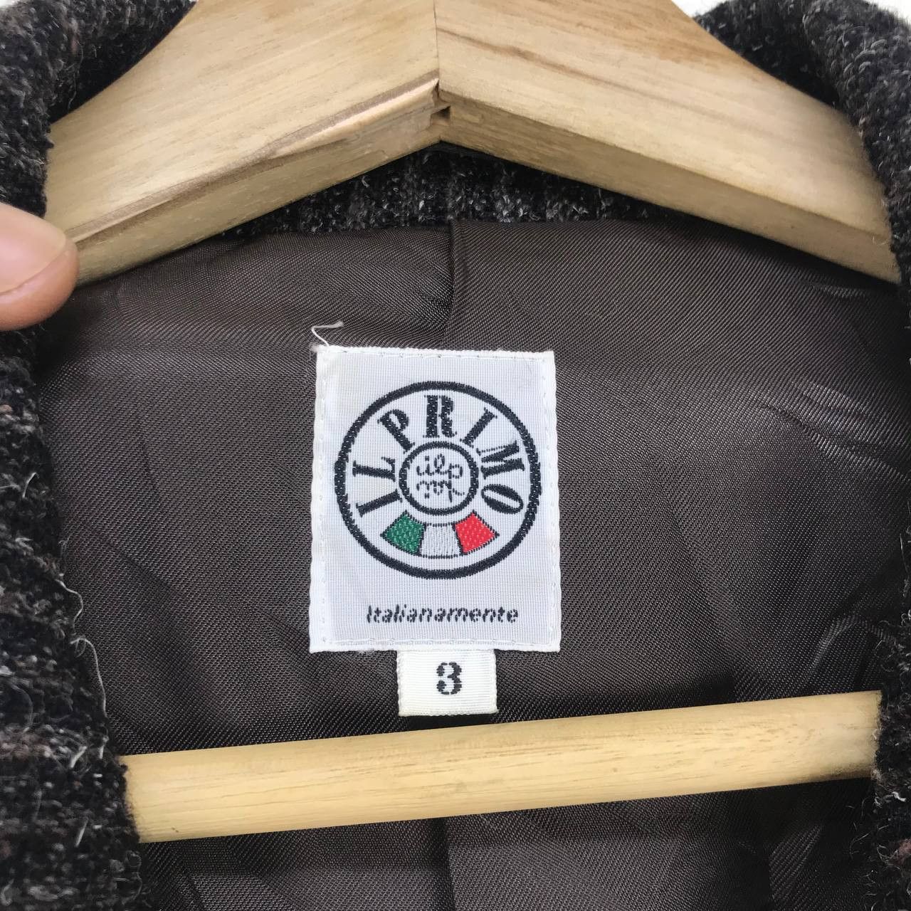 Designer × Harris Tweed Italianamente Ilprimo Patchwork Tweed Coat Blazer Jacker Size US S / EU 44-46 / 1 - 17 Thumbnail