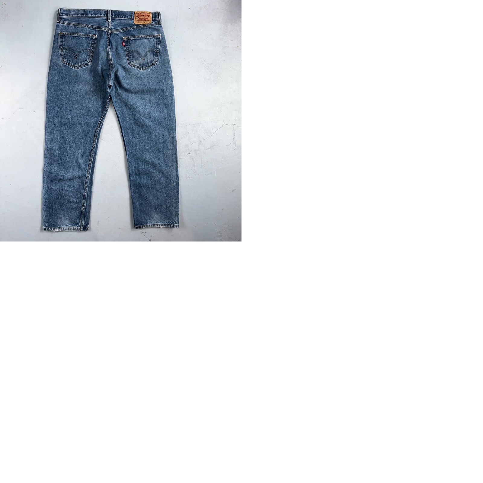 Levi's VINTAGE Levi's 501 Jeans Straight 38x32 Men Blue Denim 90s 501 Series Comfort Regular Straight Leg 5-Pocket Jeans Mens Size US 38 / EU 54 - 10 Thumbnail
