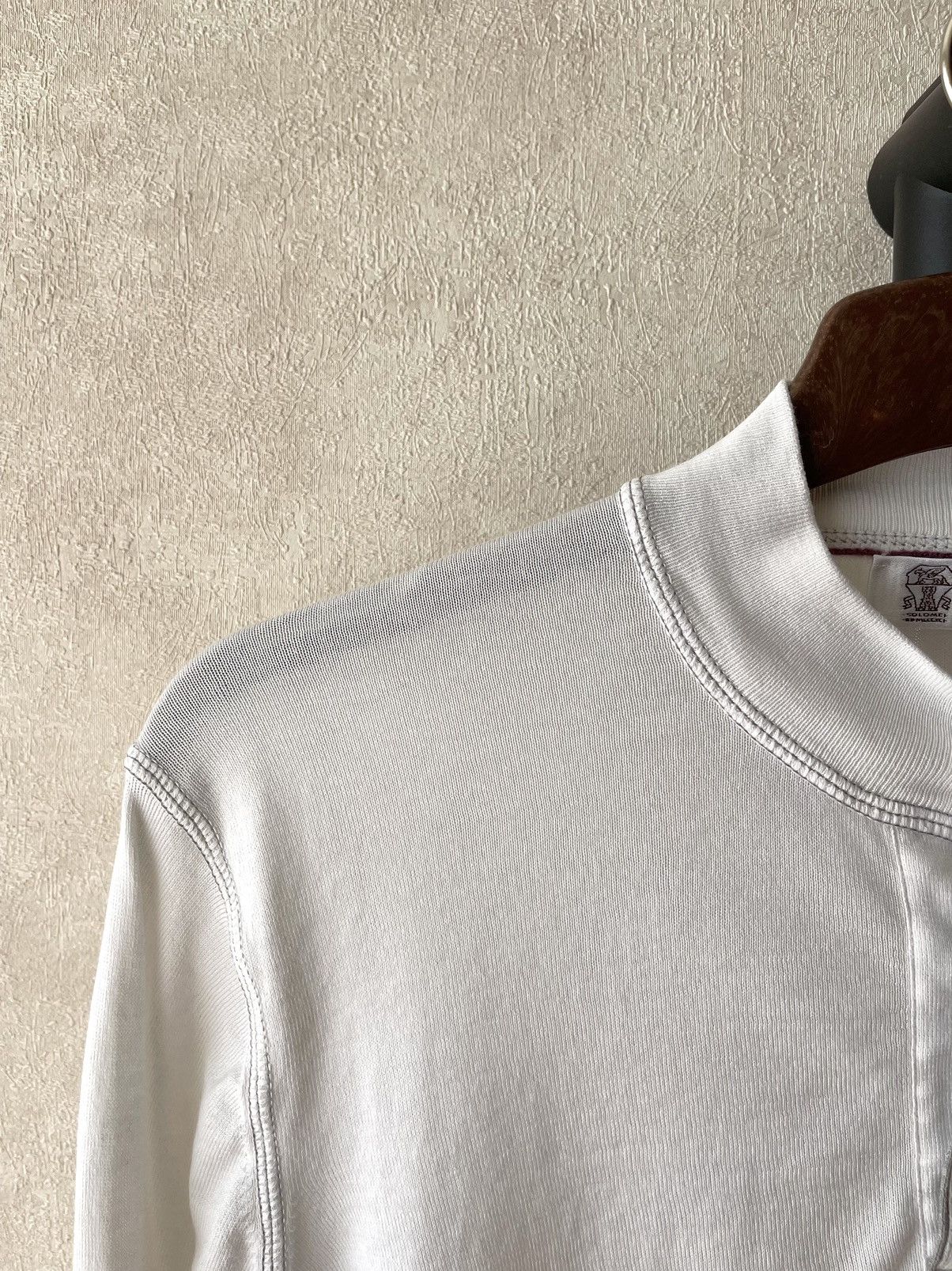 Brunello Cucinelli Brunello Cucinelli Lightweight Cotton Henley Knit Sweater Size US S / EU 44-46 / 1 - 12 Thumbnail