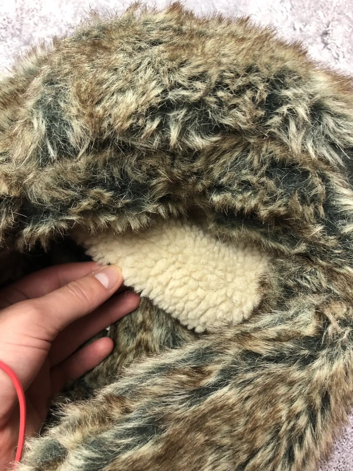 Vintage USHANKA Trapper Full Mohair Fleece Avantgarde Streetwear Hat Size ONE SIZE - 6 Thumbnail