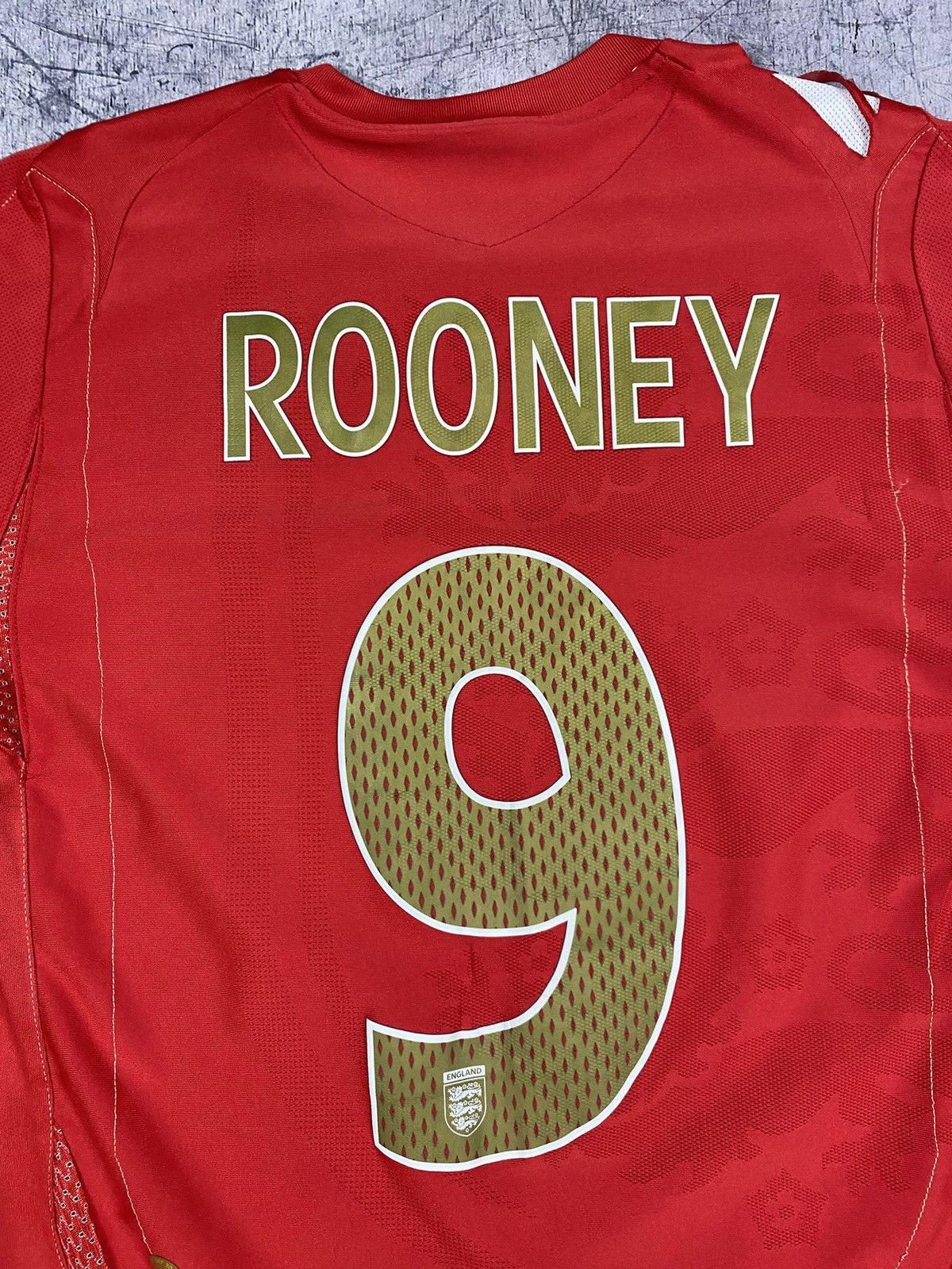 Umbro × Vintage Vintage Umbro England Rooney 9 Soccer Jersey Tee T Shirt Size US S / EU 44-46 / 1 - 12 Thumbnail