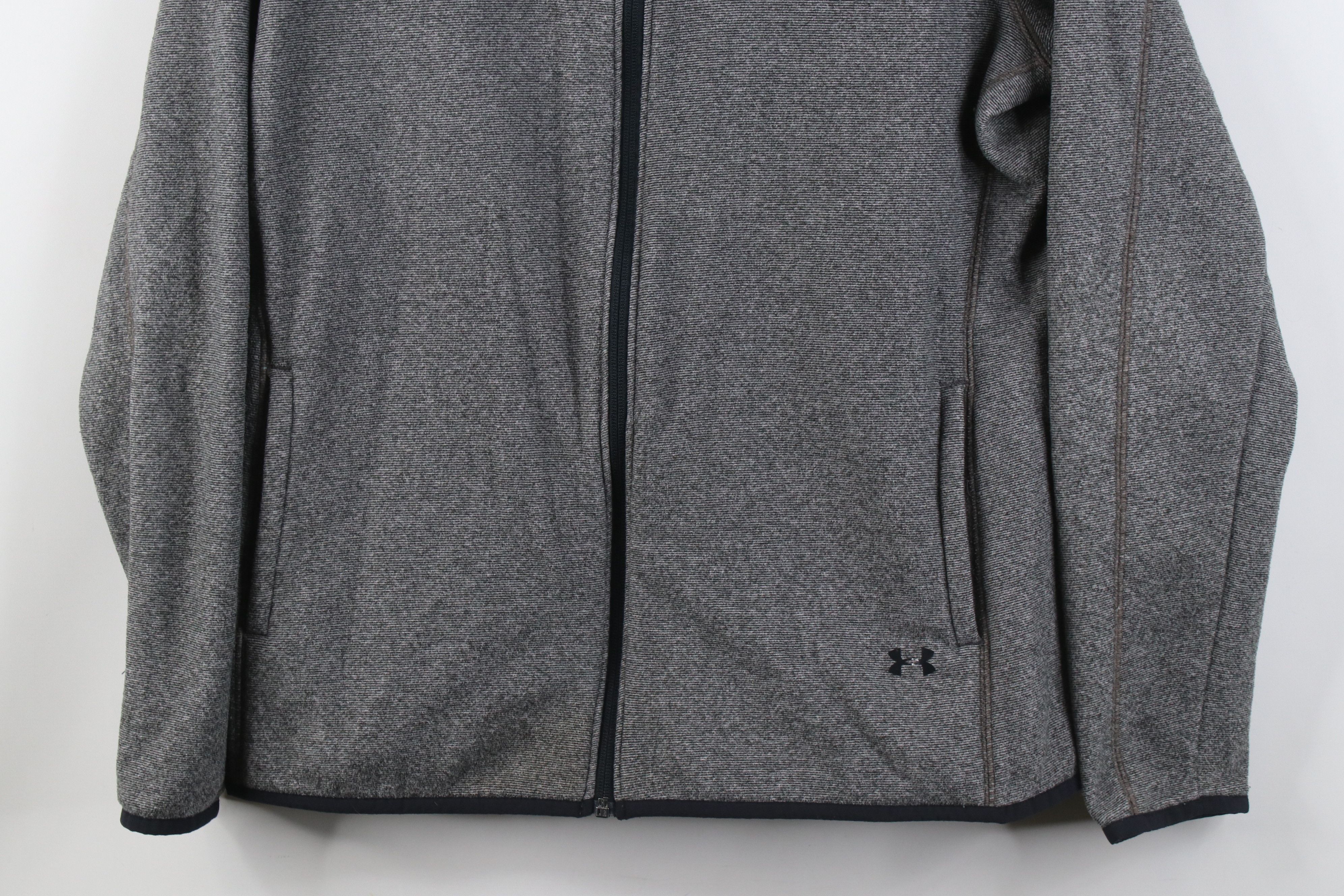 Under Armour Under Armour ColdGear Fleece Full Zip Sweater Jacket Gray Size M / US 6-8 / IT 42-44 - 3 Thumbnail