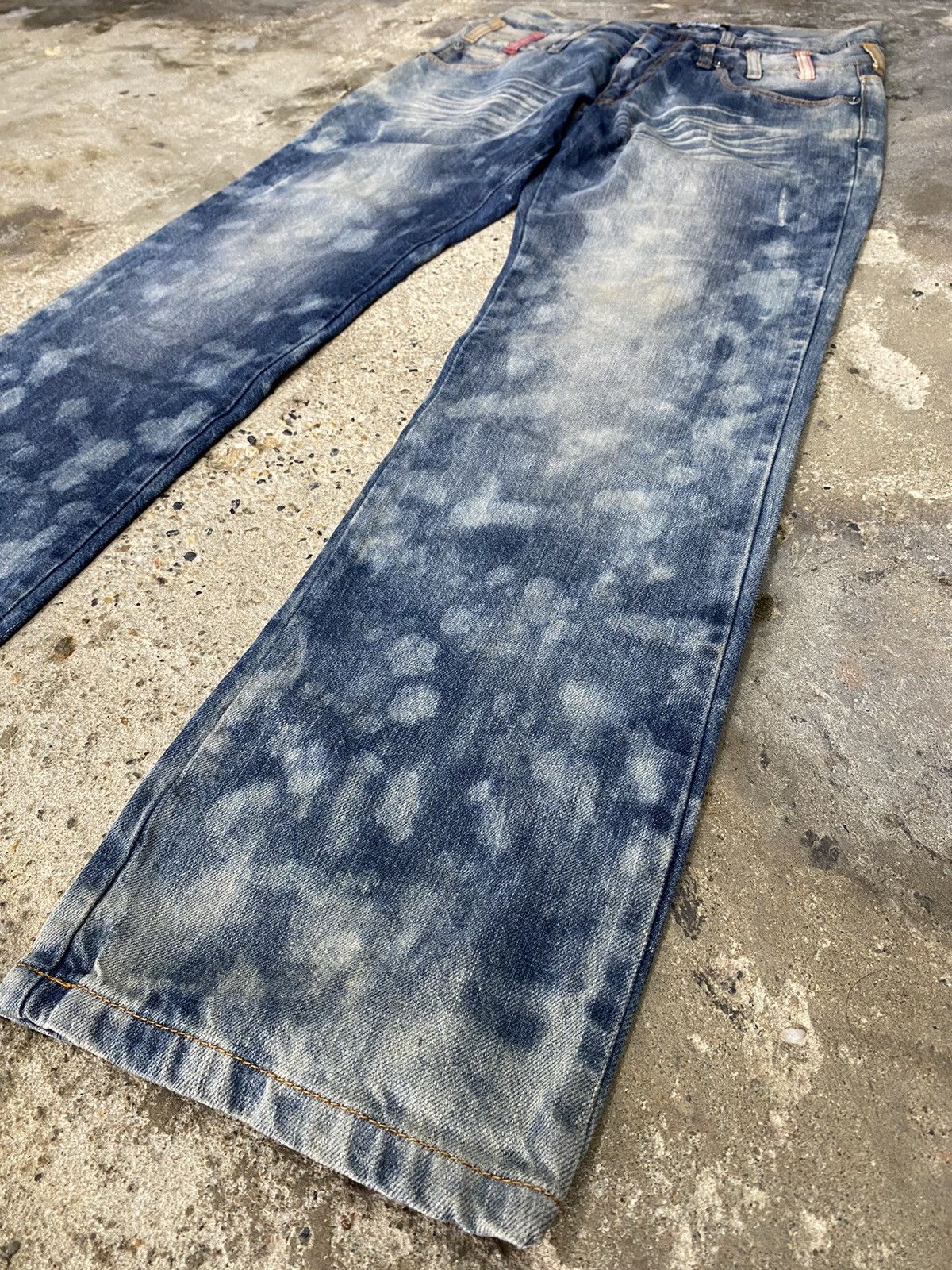 Japanese Brand × Vintage Exploison blue jeans wash japanese brand Size US 31 - 3 Thumbnail