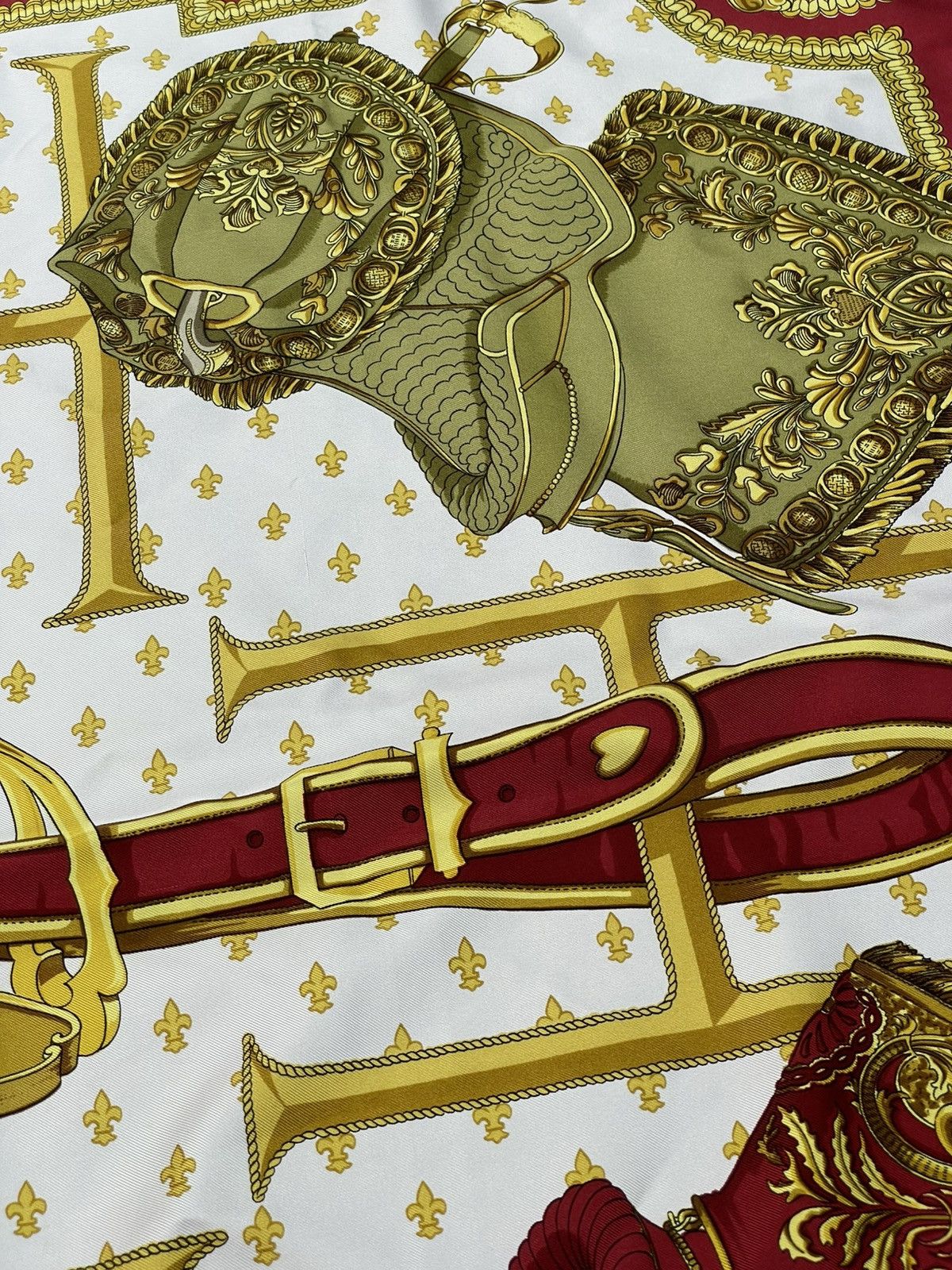 Hermes Hermès "Selles à Housse" | Silk Scarf Size ONE SIZE - 5 Thumbnail
