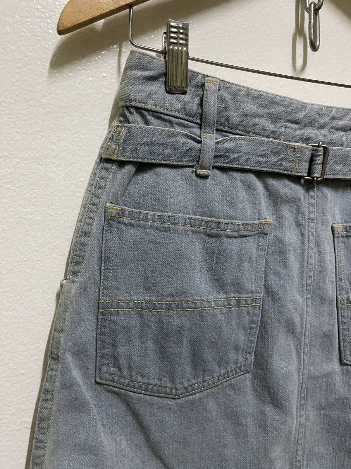 Margaret Howell Margaret Howell Denim Skirt Buckle Back Size 26" / US 2 / IT 38 - 7 Thumbnail