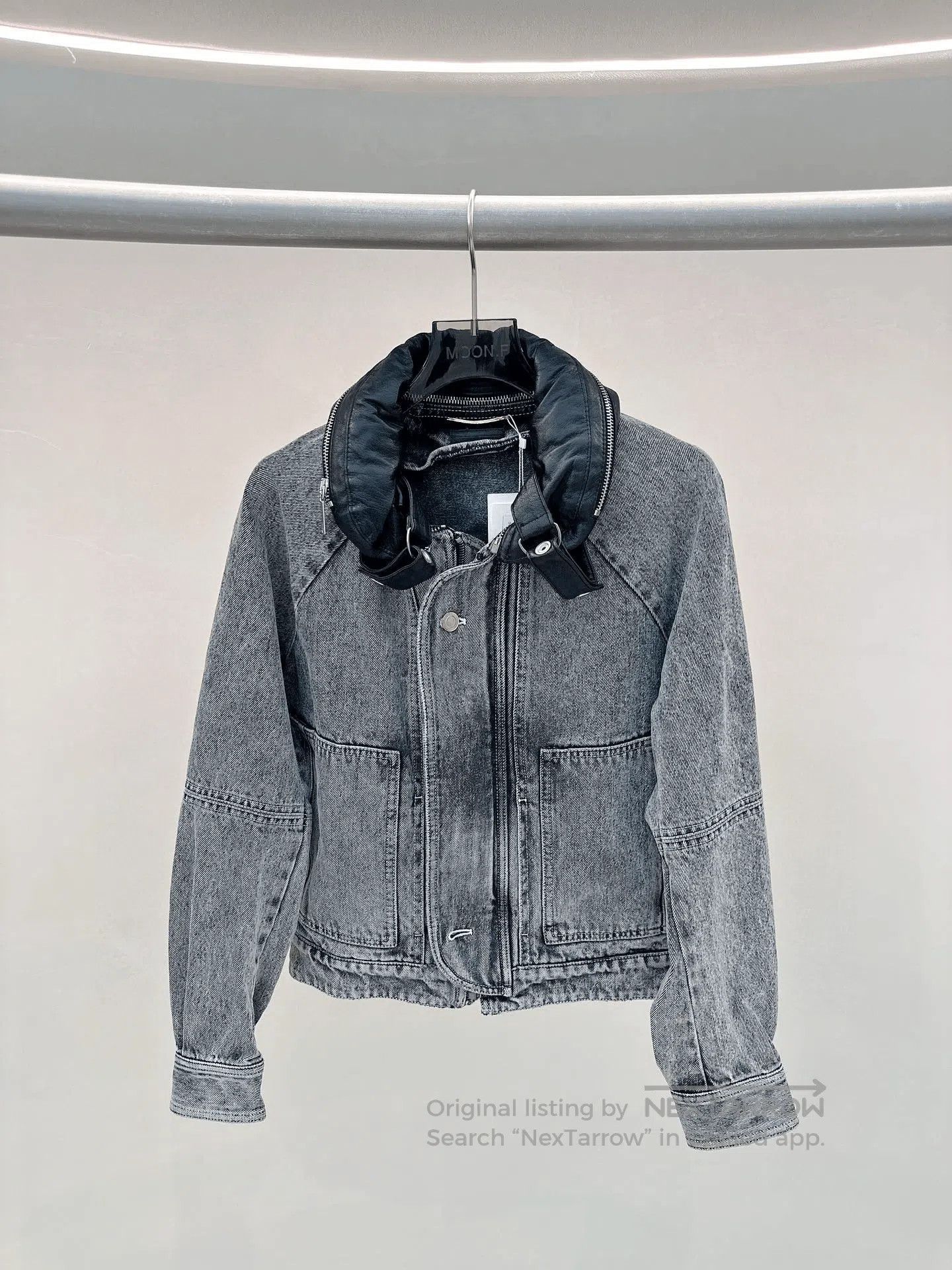 Saint Laurent Paris Saint Laurent Gray Denim Jacket XS. Size XS / US 0-2 / IT 36-38 - 1 Thumbnail