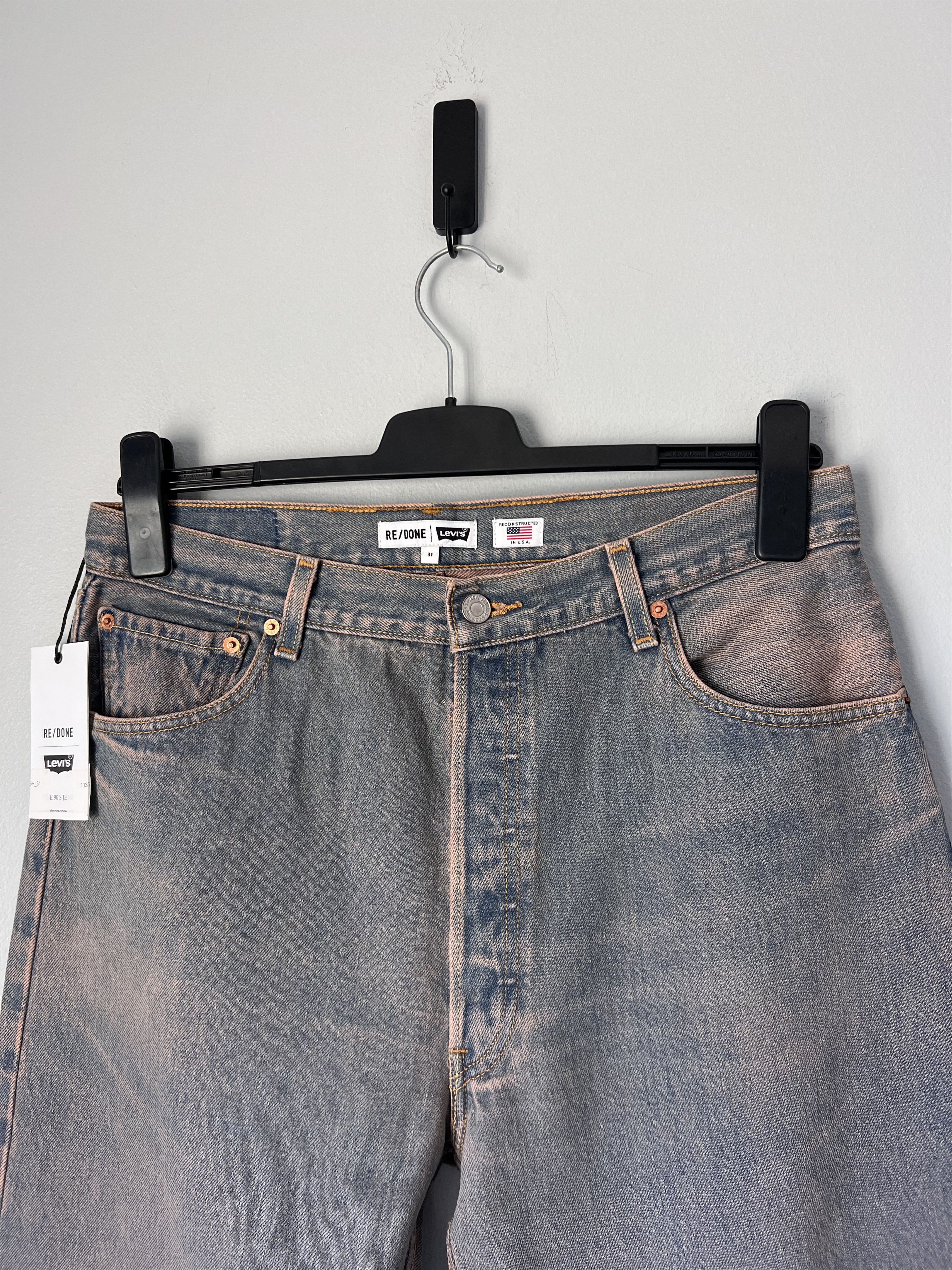 RE/DONE RE/DONE Levi's 90s Jeans in Tinted Blush Size US 31 - 2 Thumbnail