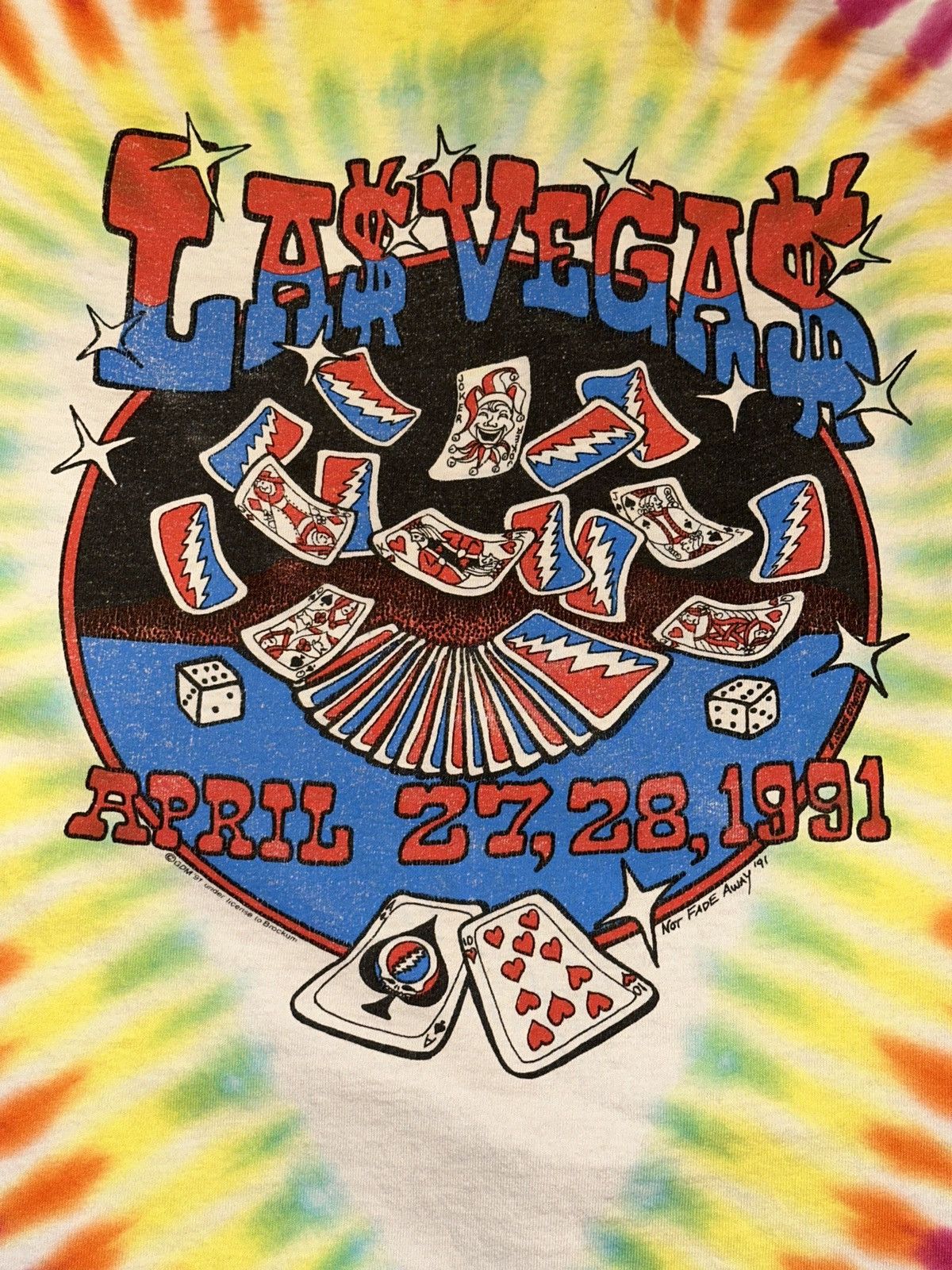 Grateful Dead × Liquid Blue VTG 1991 Grateful Dead Casino Poker Dealer Single Stitch XL Size US XL / EU 56 / 4 - 11 Thumbnail