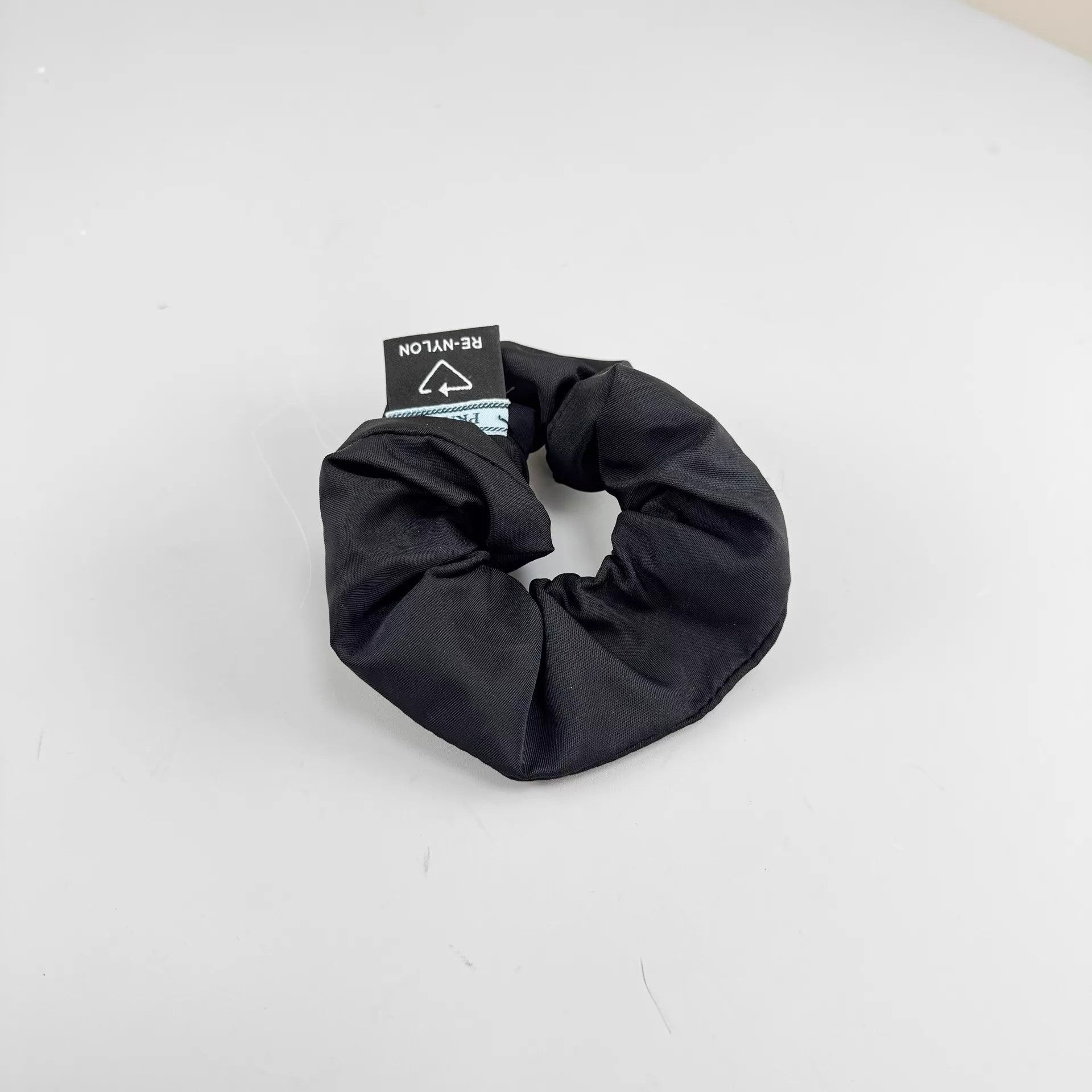Prada Prada Triangle Logo Nylon Hair Tie Onesize New Size ONE SIZE - 3 Thumbnail
