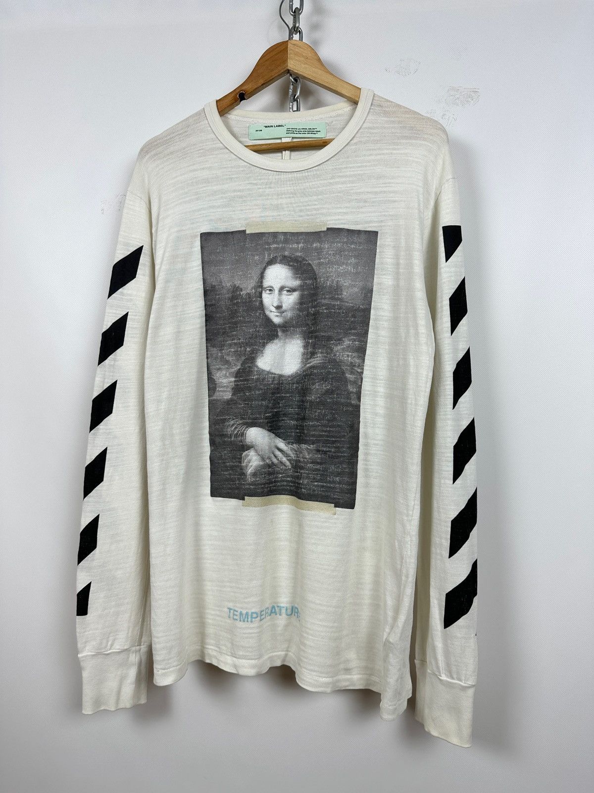 Off-White Off-White Mona Lisa Temperature Long Sleeve Shirt Size US M / EU 48-50 / 2 - 6 Thumbnail