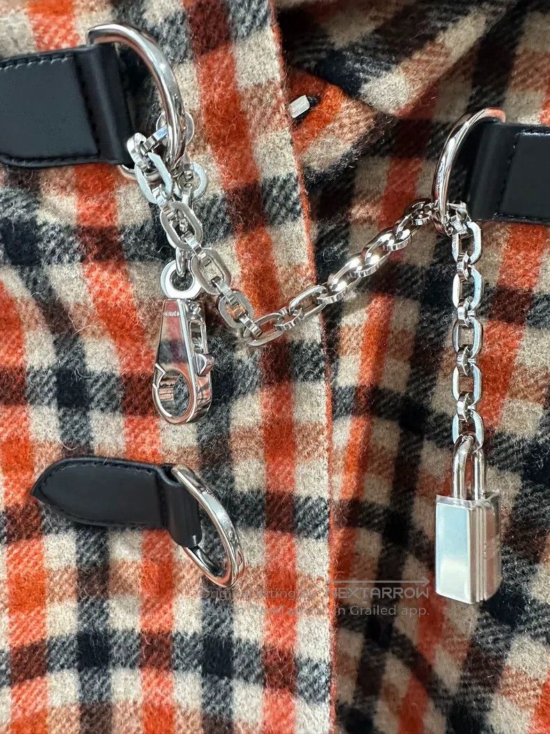 Hermes Hermes Leather Detailing Short Hooded Coat - Autumn/Winter Size XS / US 0-2 / IT 36-38 - 2 Thumbnail