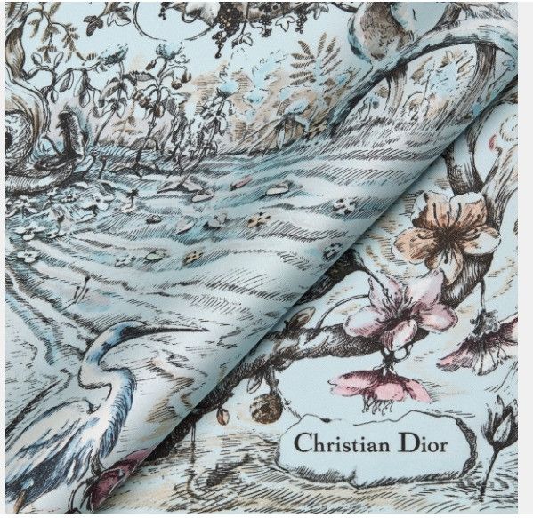 Dior o1w1db11024 Size: OS / 90 Square Scarf in Multicolor Size ONE SIZE - 2 Thumbnail