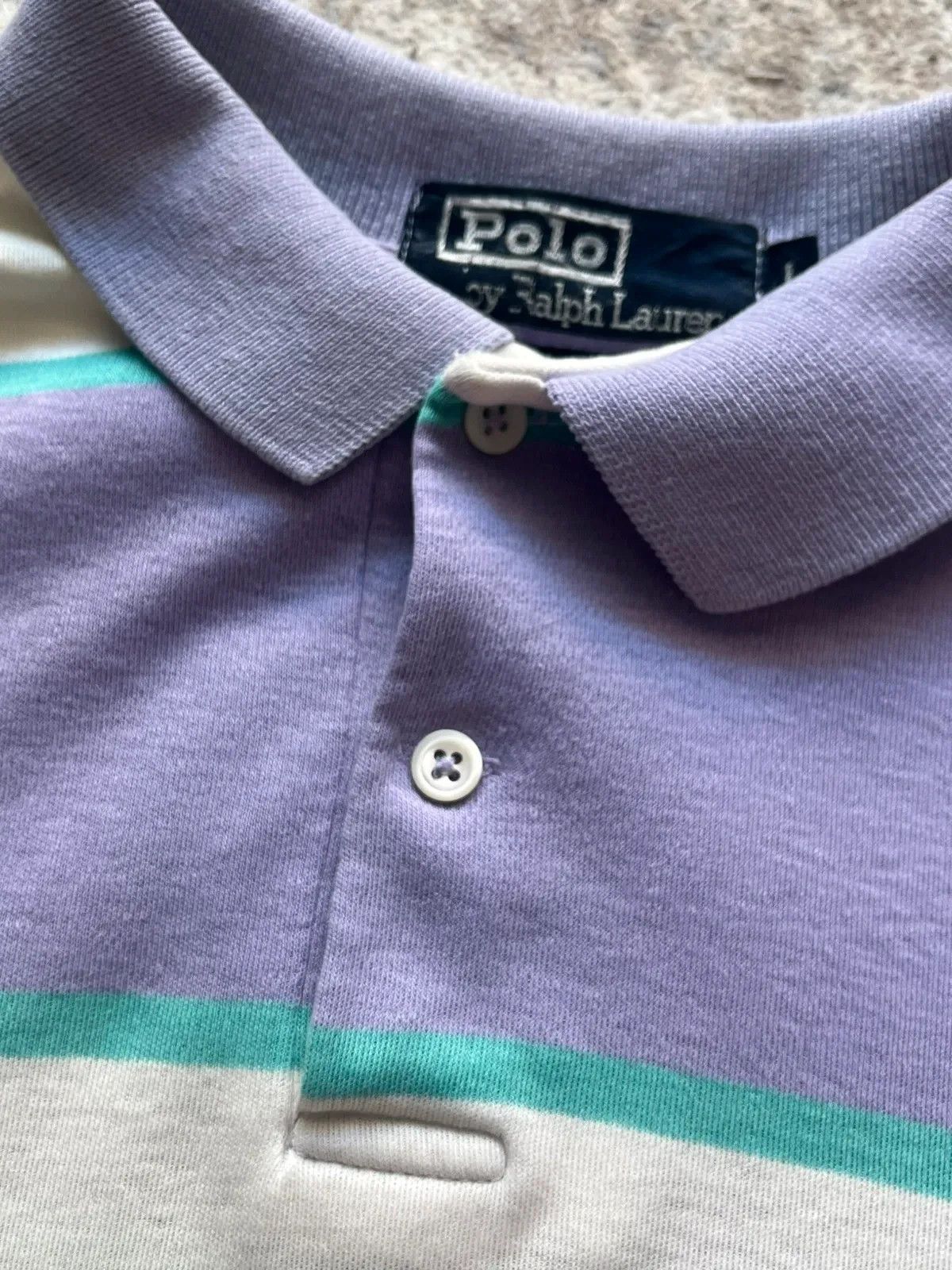 Polo Ralph Lauren Polo Ralph Lauren Sz L Soft Cotton 90s Vintage Polo Shirt Size US L / EU 52-54 / 3 - 8 Thumbnail