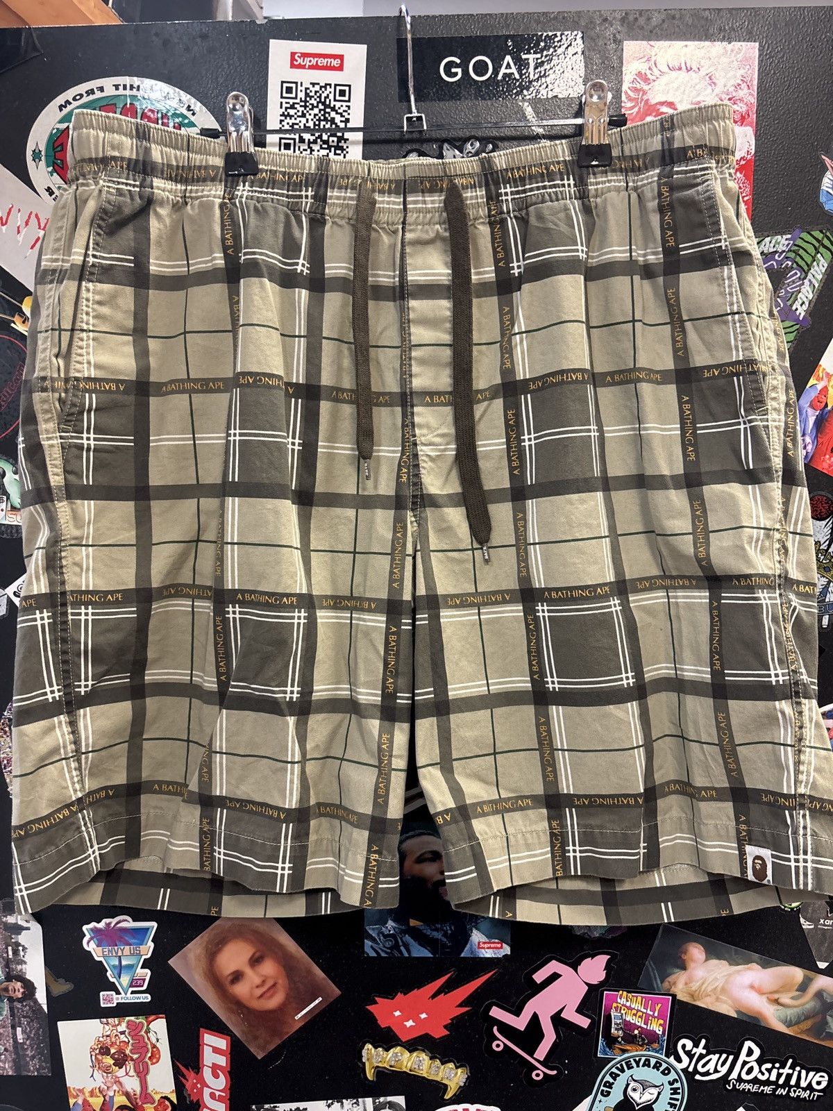 Bape Bathing ape bape Plaid shorts Size US 40 / EU 56 - 1 Thumbnail