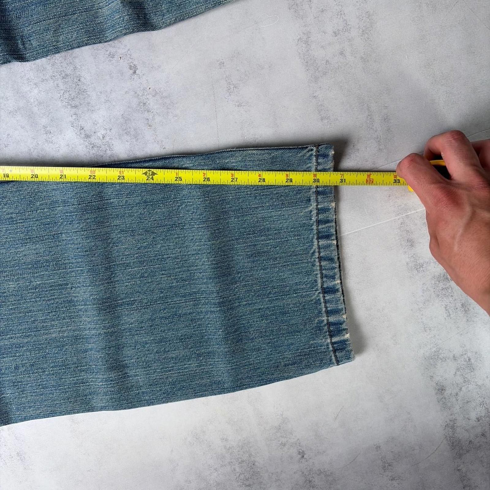 Other Y2K Blue Surplus Grunge Baggy Skater Faded Denim Jeans Size US 38 / EU 54 - 7 Thumbnail