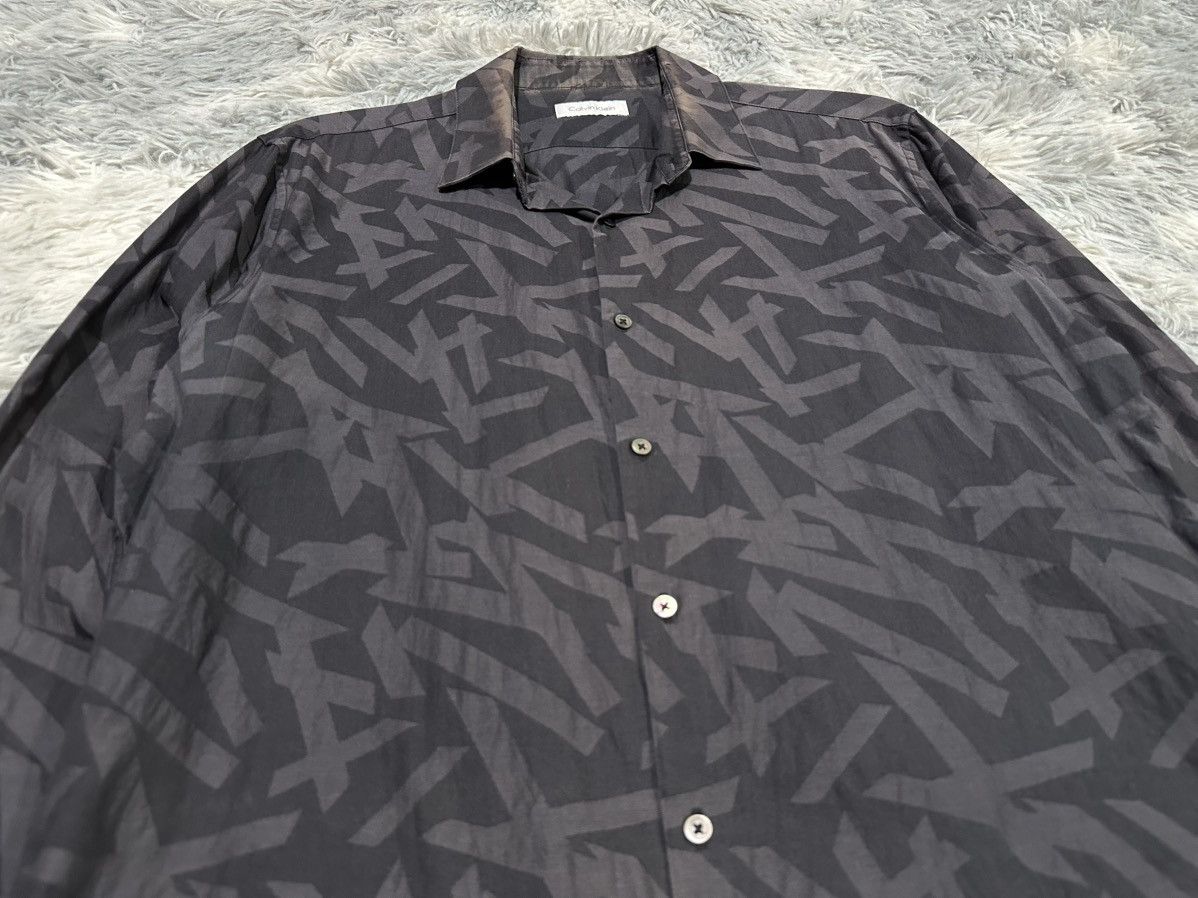 Calvin Klein 🔥Vintage Calvin Klein Ovp Shirt Long Sleeve Size US XL / EU 56 / 4 - 2 Thumbnail