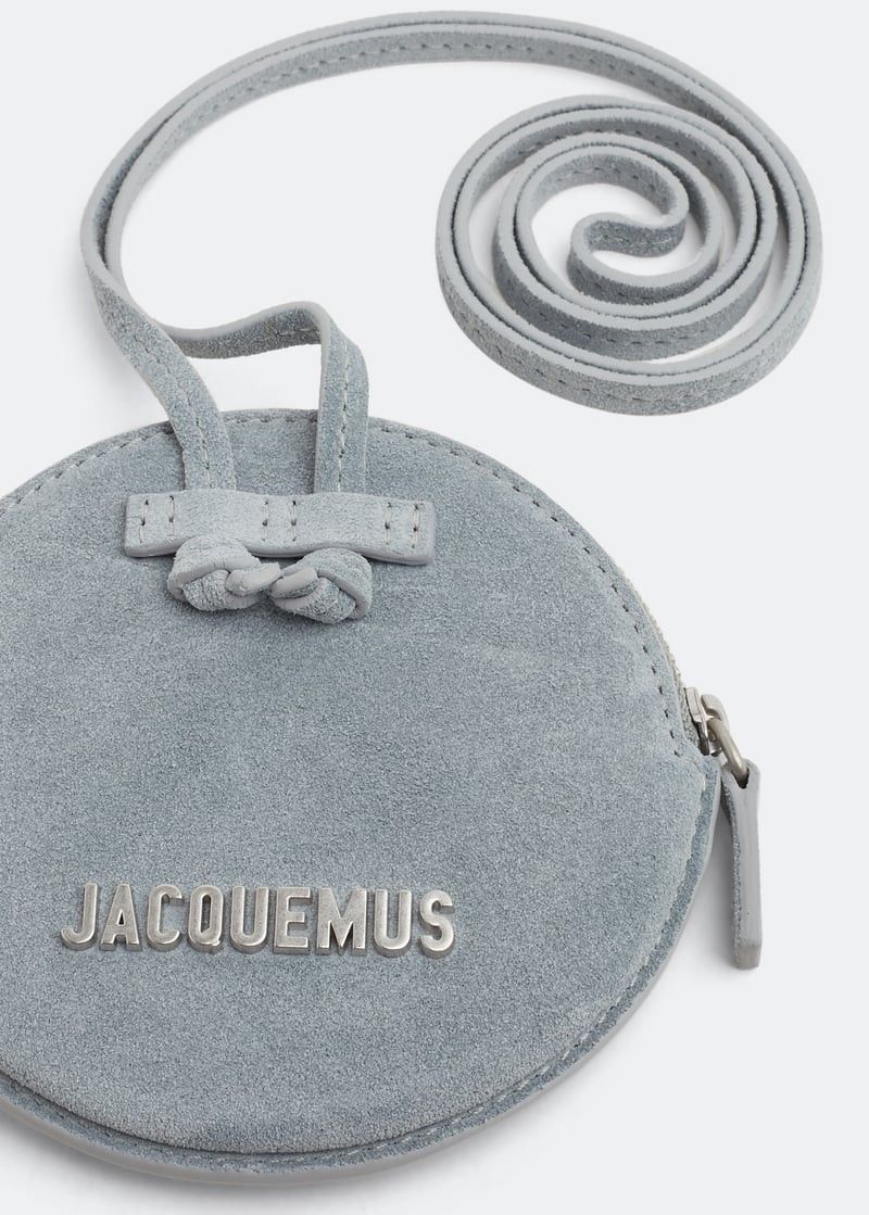 Jacquemus o1mle0625 Size: OS / Le Pitchou Mini Coin Purse in Gray Size ONE SIZE - 2 Thumbnail