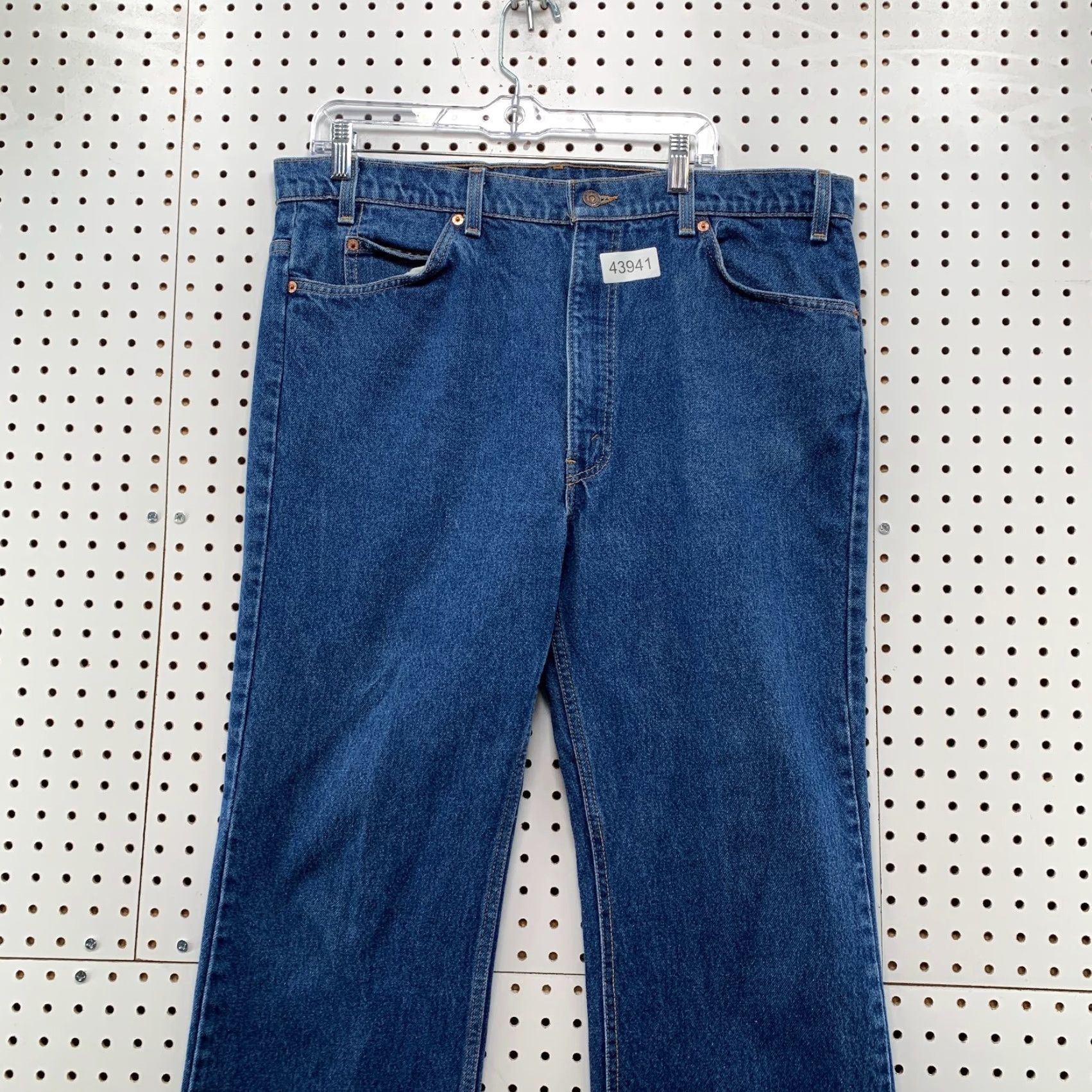 Levi's VINTAGE Levi's 517 Jeans Denim Boots Cut 90s Dark Wash Men 40x30 Regular Orange Tab USA Mens Size 40 Regular Blue Size US 40 / EU 56 - 2 Thumbnail