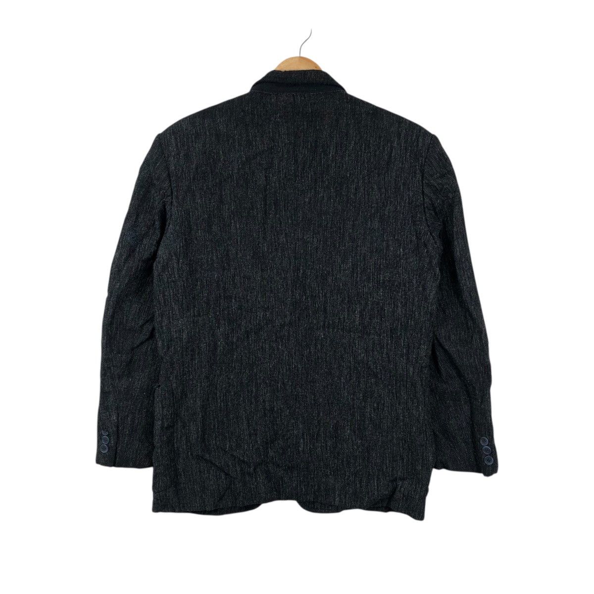 Issey Miyake × Japanese Brand Japanese Brand ISSEY MIYAKE Men Tokyo New York Blazer Coat Size 38L - 7 Thumbnail