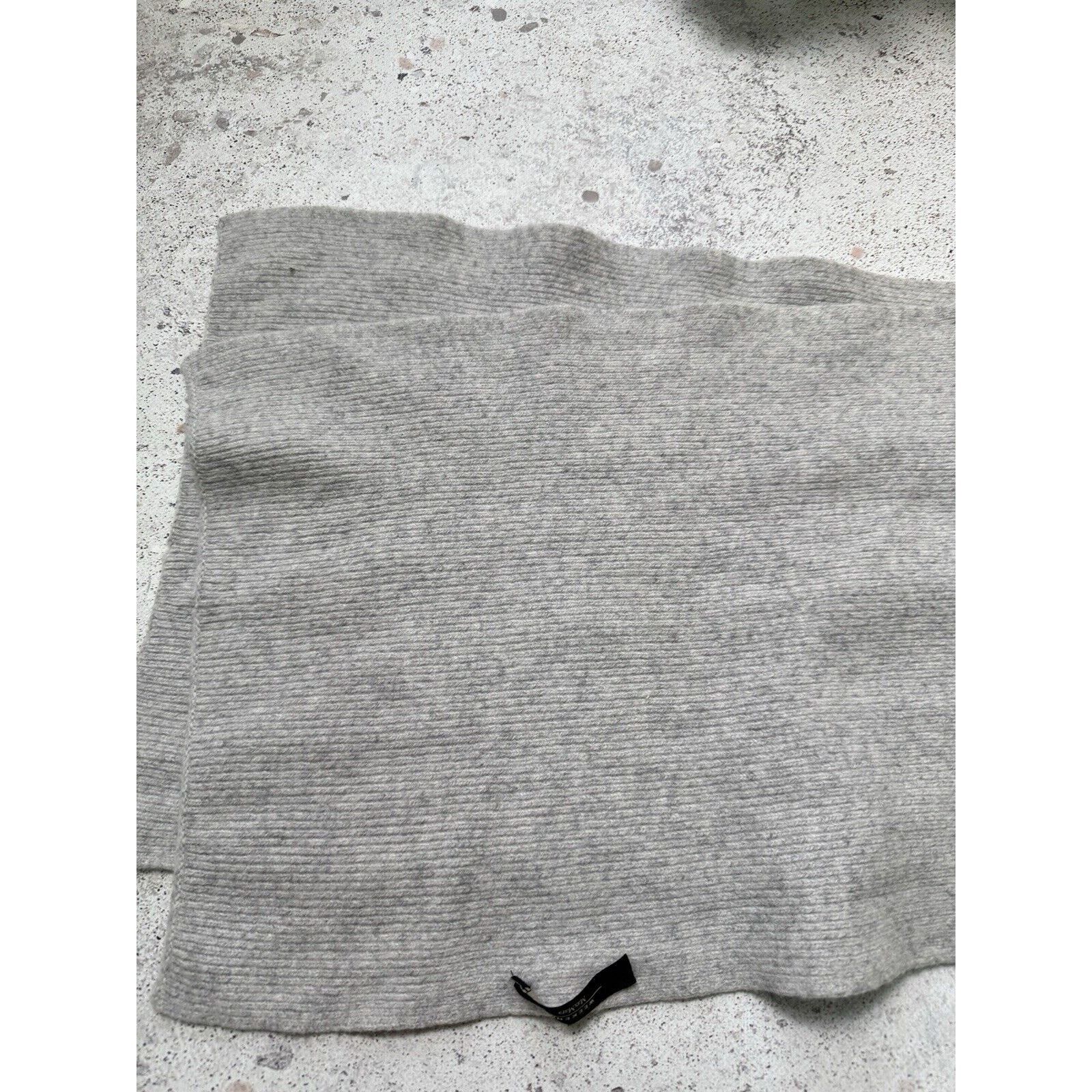 Max Mara Max Mara Weekend Wool Womens Scarf Grey Size ONE SIZE - 12 Thumbnail