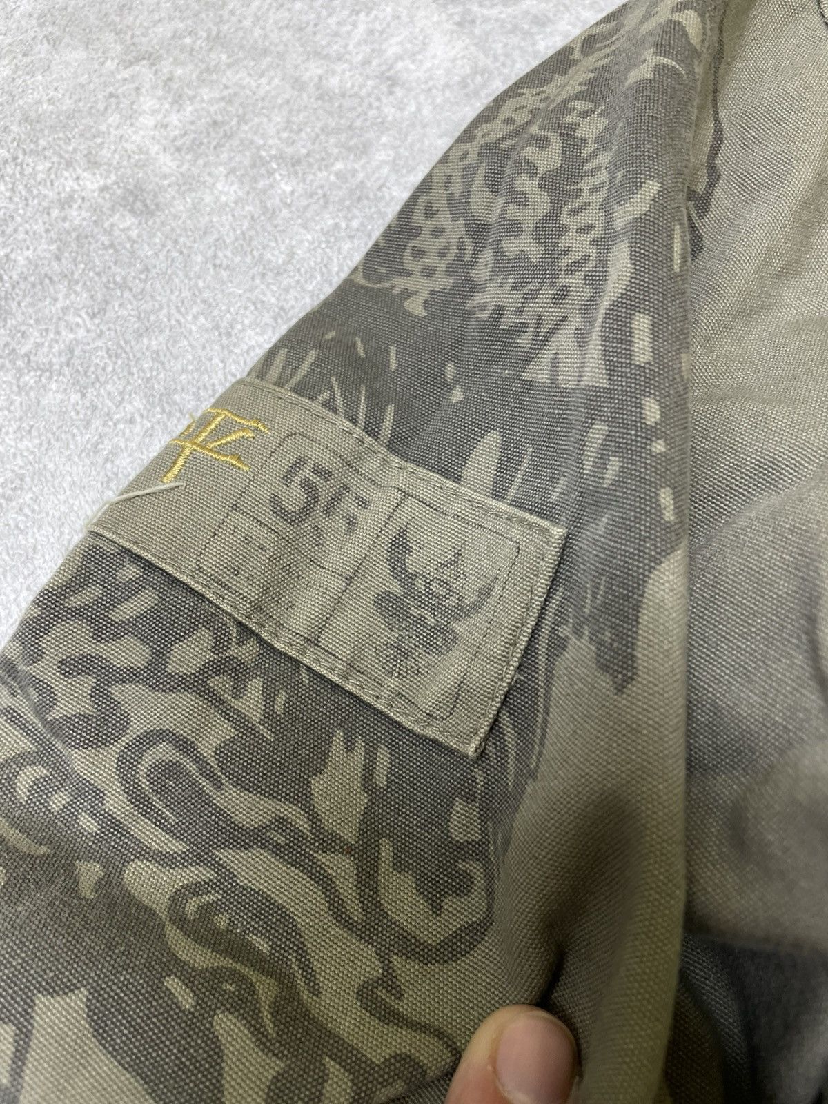 14th Addiction × If Six Was Nine × Le Grande Bleu (L.G.B.) Skull MilitaryGoth Ifsixwasnine Dragon Military Jacket Opium Size US M / EU 48-50 / 2 - 18 Thumbnail