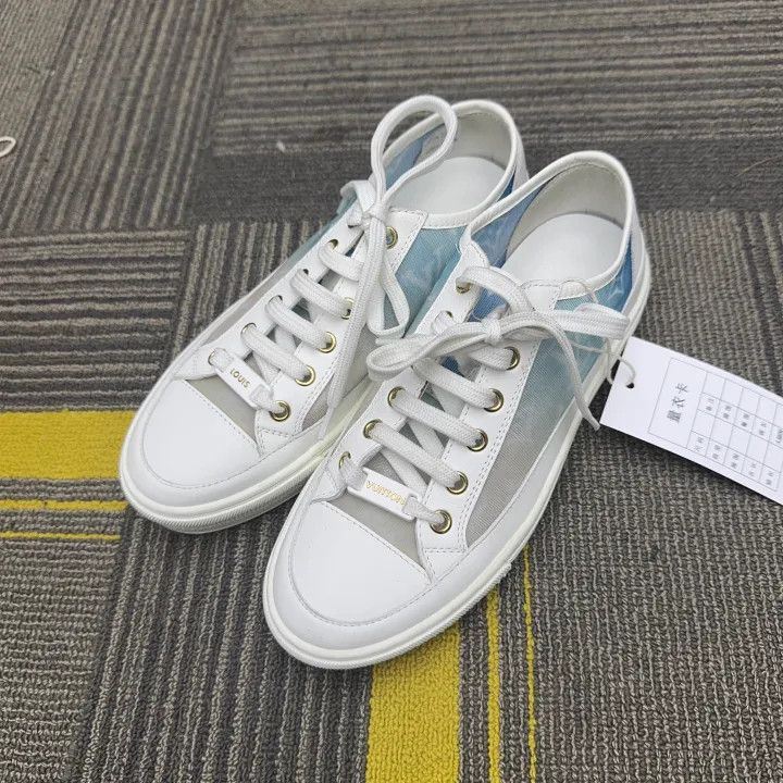 Louis Vuitton Louis Vuitton Stellar Casual Low-top Fashion Sneakers 0079 Size US 5 / IT 35 - 1 Thumbnail